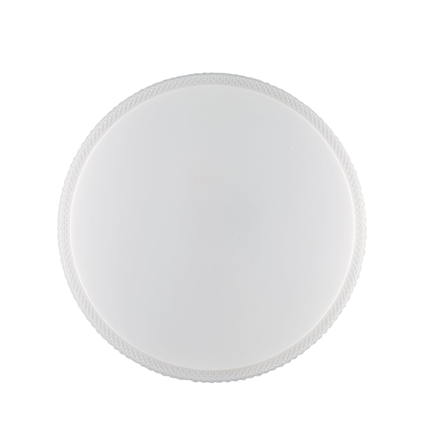 Plafonnier LED Pixel carré blanc avec cadre en diamant, fonction WIFI et télécommande incluse