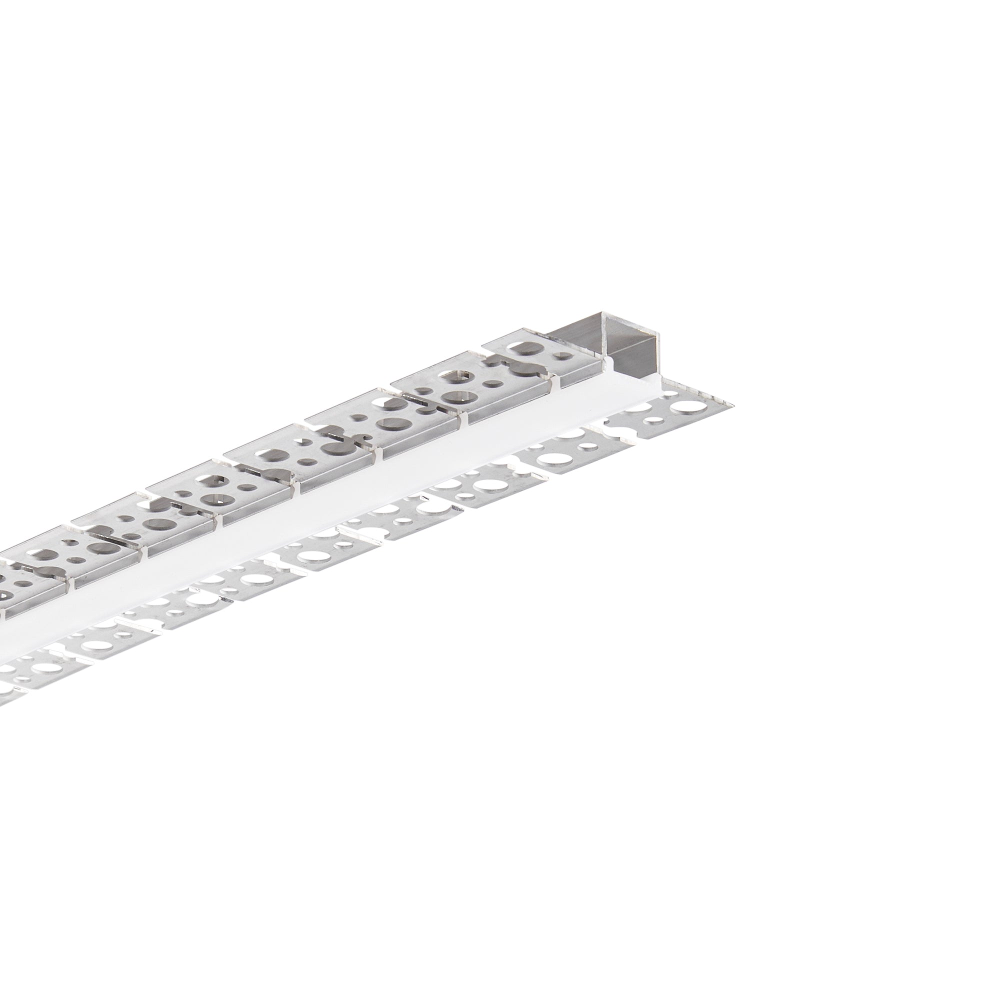 BEND profile in articulated aluminum for recessed installation 2 meters