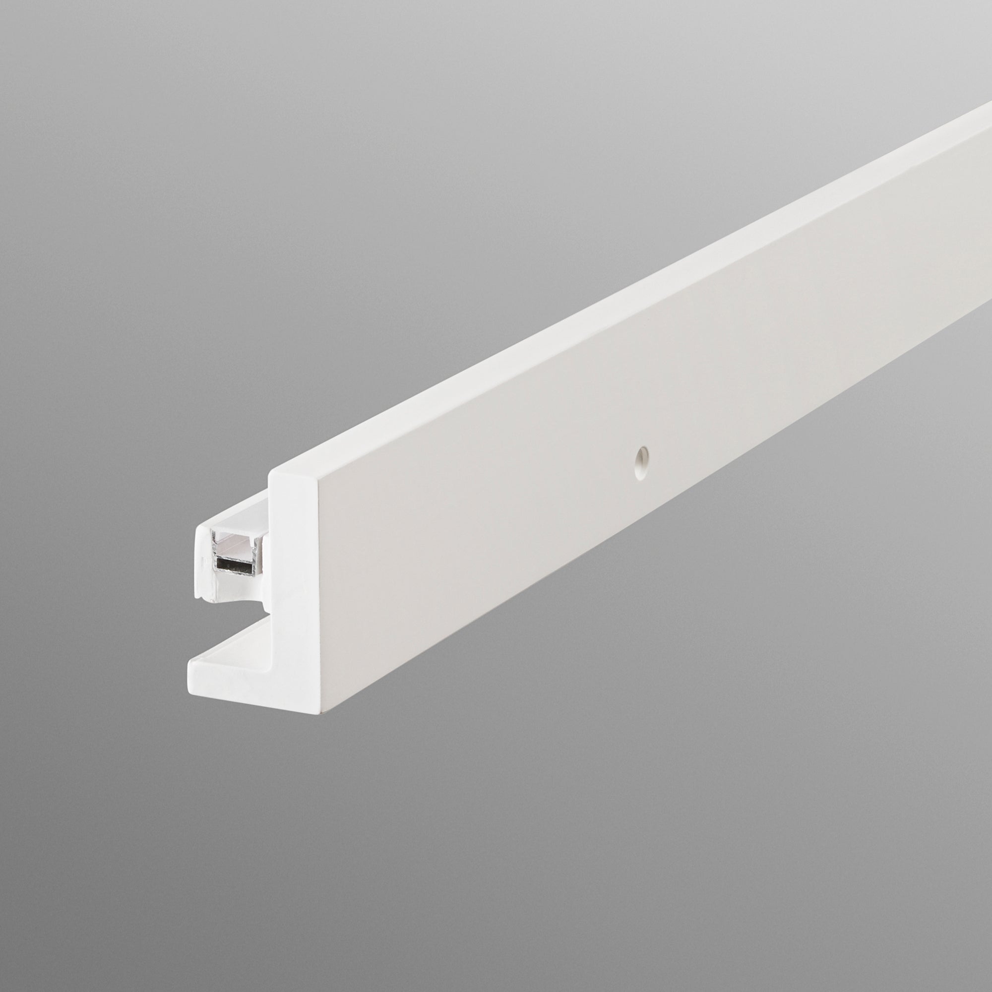 Profilo MONO bianco in gesso per led singola emissione 1 metro