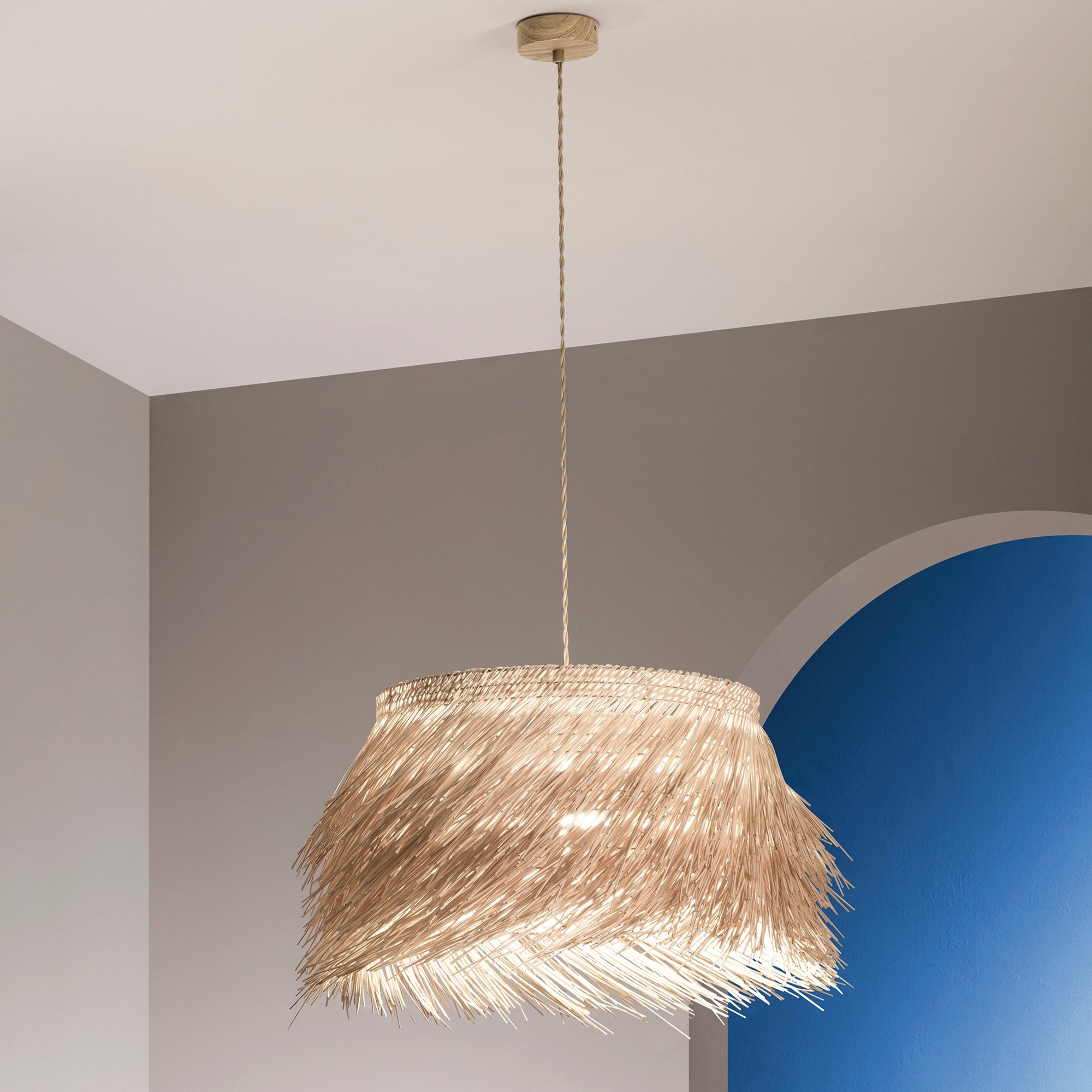 Sospensione Samoa in rattan | FT Feel The