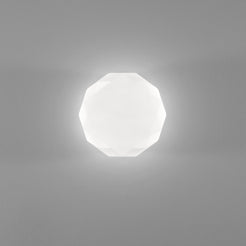 Plafoniera Led Sinope piccola - Foto sfondo grigio