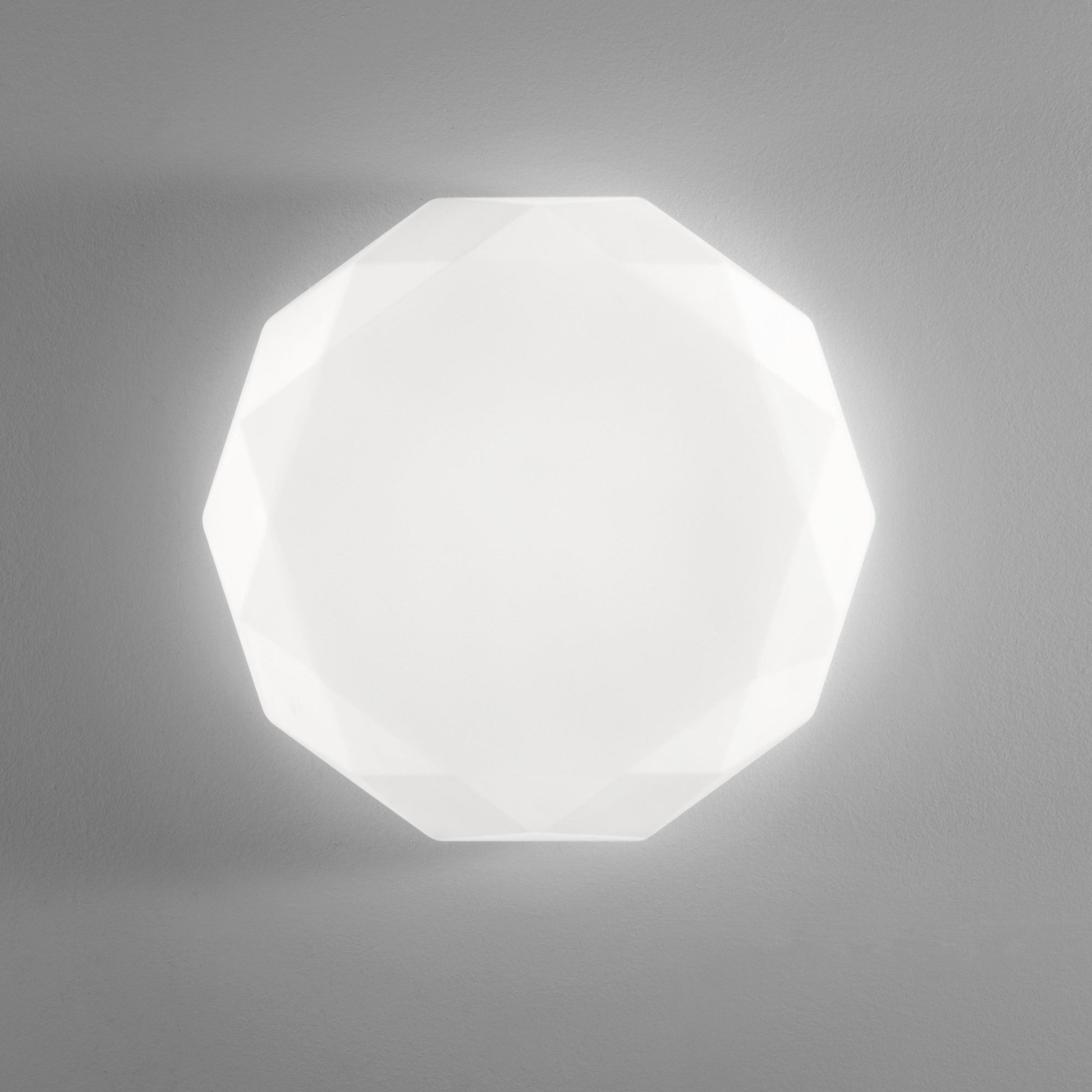 Plafoniera Led Sinope grande - Foto sfondo grigio