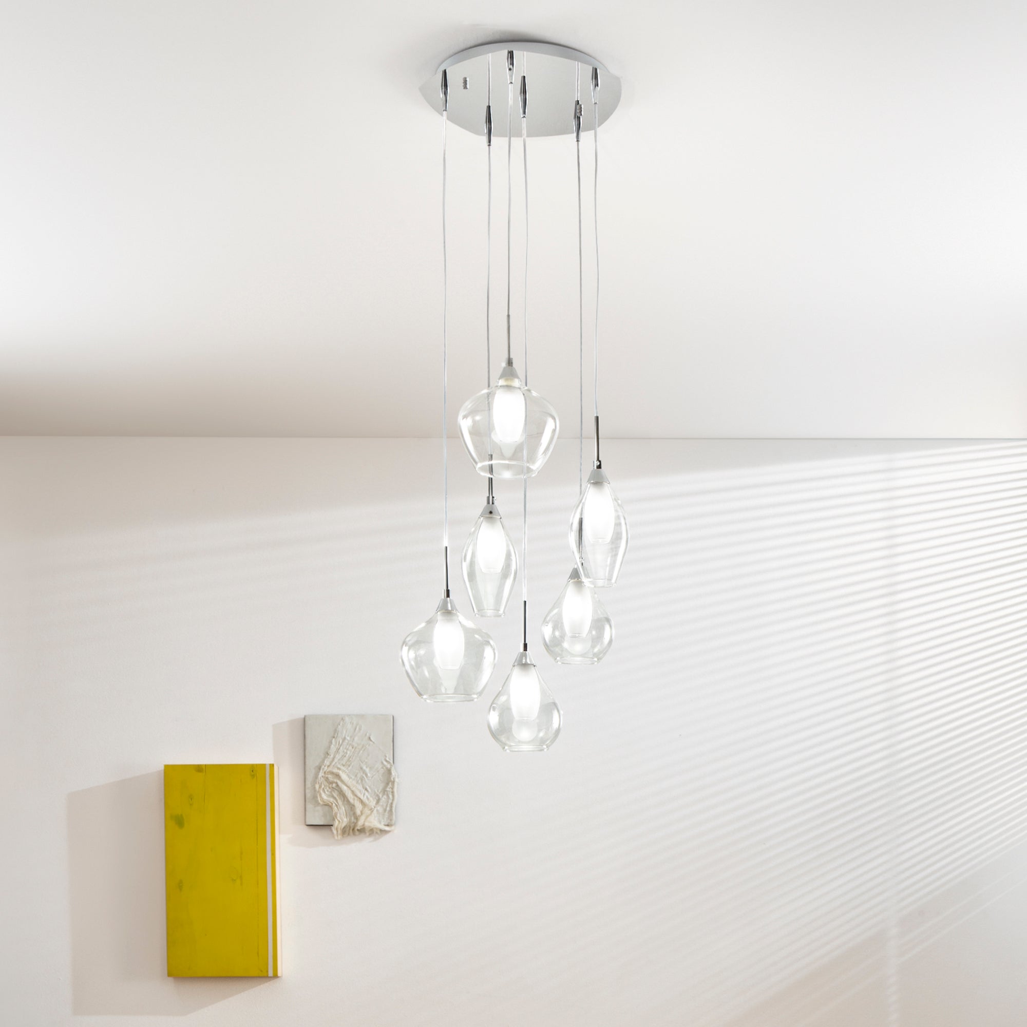 Lampadario a sospensione SKYLINE (6xG9) - FT-FeelThe