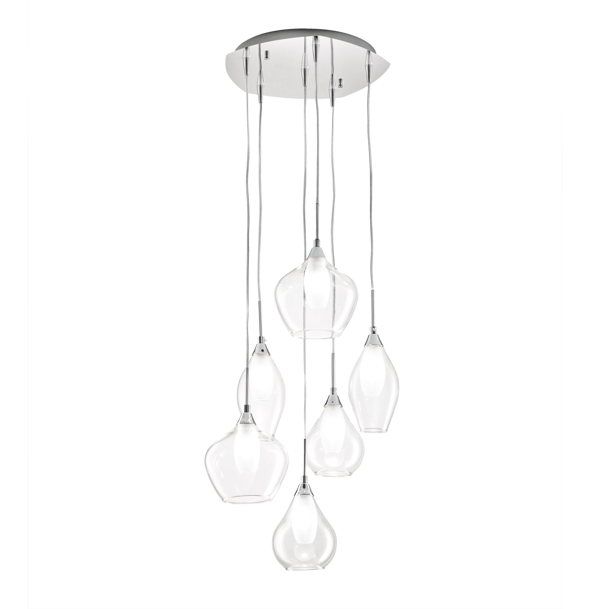 Lampadario a sospensione SKYLINE (6xG9) - FT-FeelThe