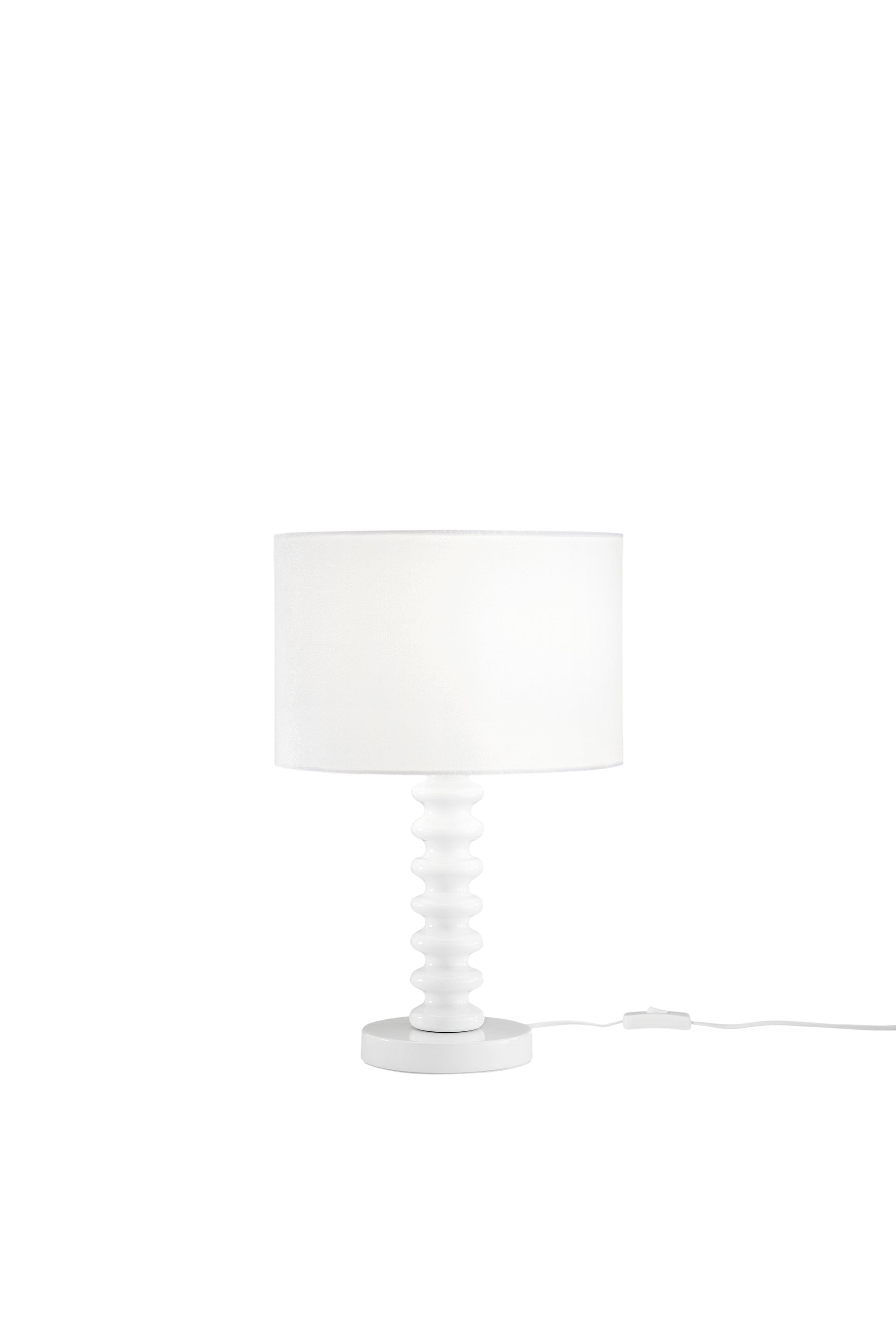 Lampada da tavolo Sultan in velluto con base in metallo