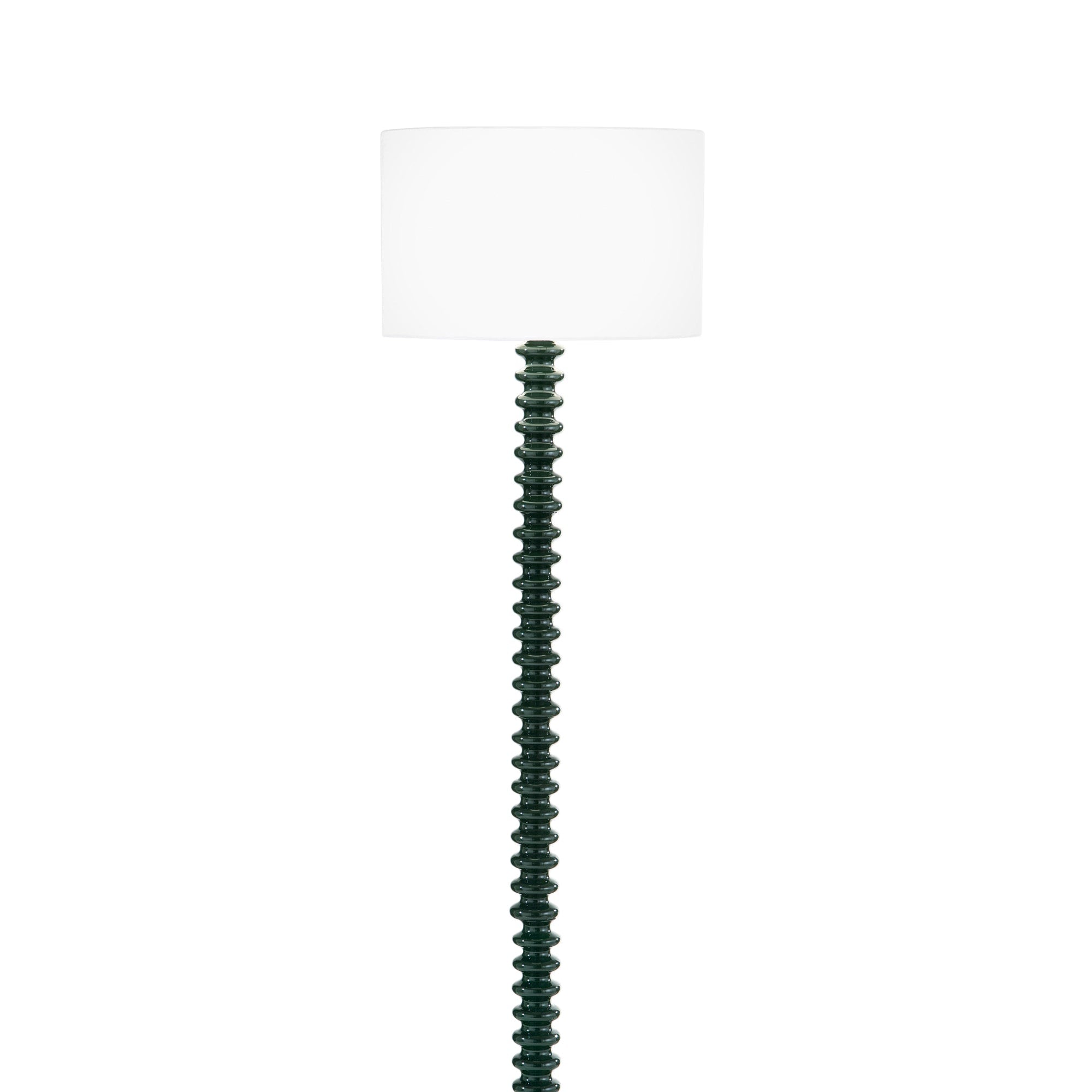 Piantana Sultan in velluto verde