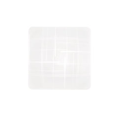 Plafoniera LED Trygo in vetro bianca - media