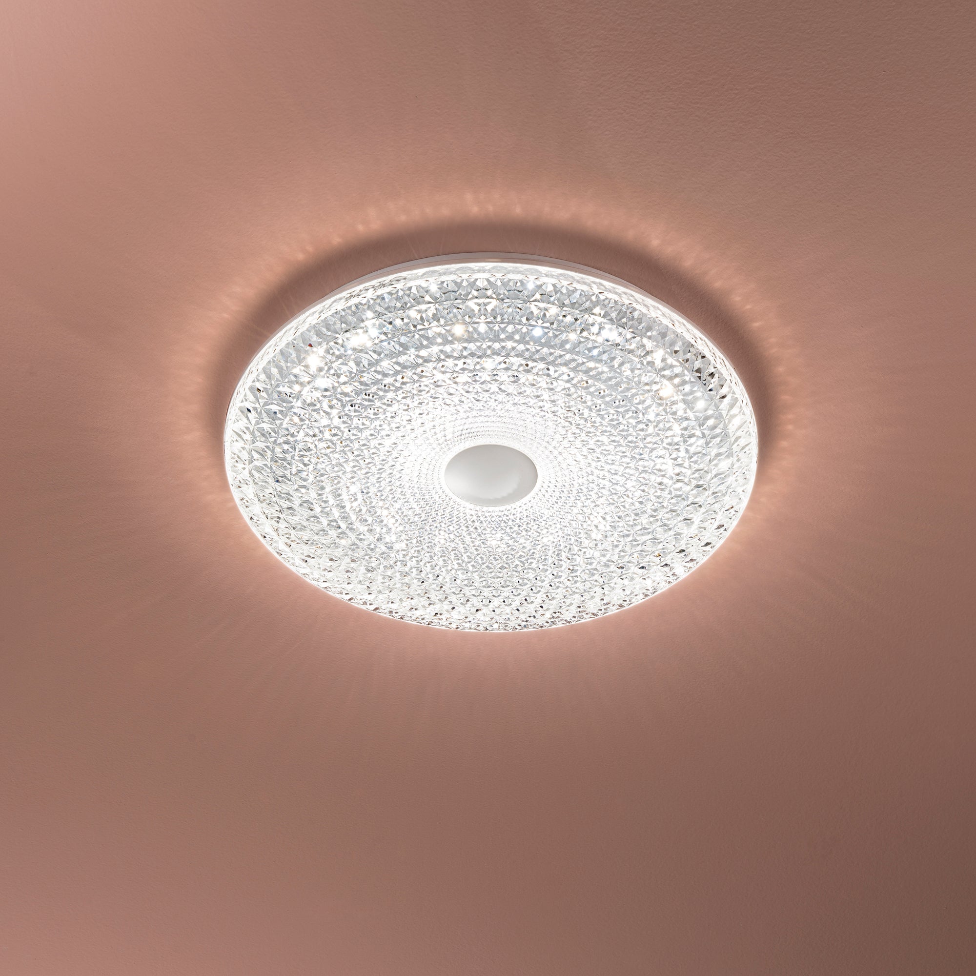 Plafoniera LED UNIKA, con interruttore CCT+ telecomando e funzione WI-FI