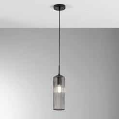 Sospensione Venice con vetro grigio