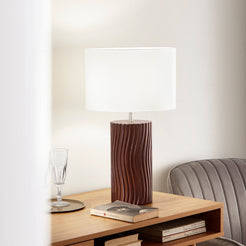 Lampada da tavolo Woodlog - Foto ambientata