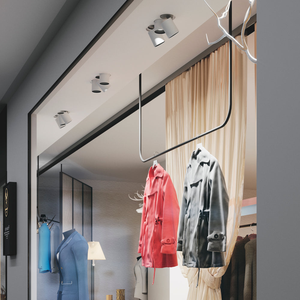 Incasso LED OUTSIDER con luce spot e testa estraibile ed orientabile 15W