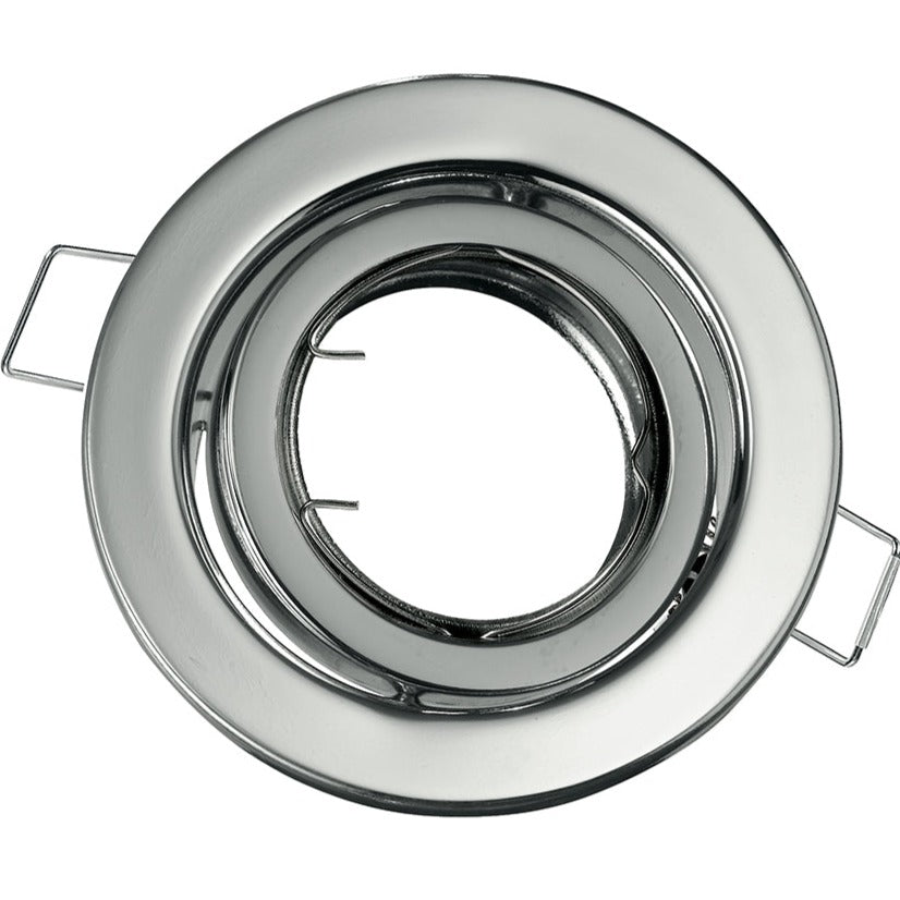 Struttura incasso REFLEX rotonda orientabile in metallo