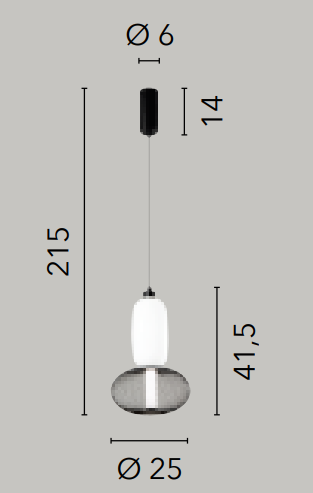 Sospensione INKAS in metallo | FT Feel The