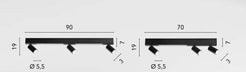 Plafoniera ORIENTED con struttura in metallo | FT Feel The