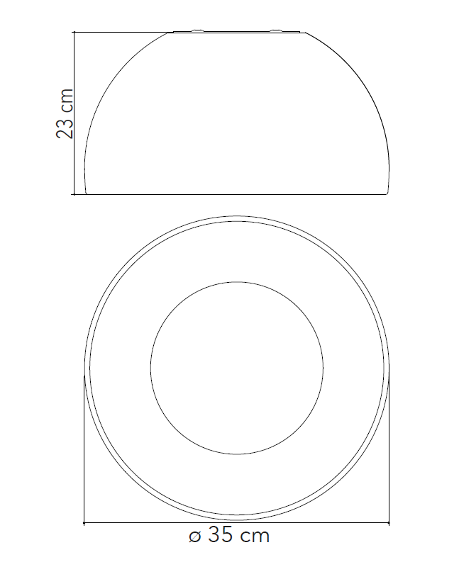 Plafoniera led COCO in metallo CCT