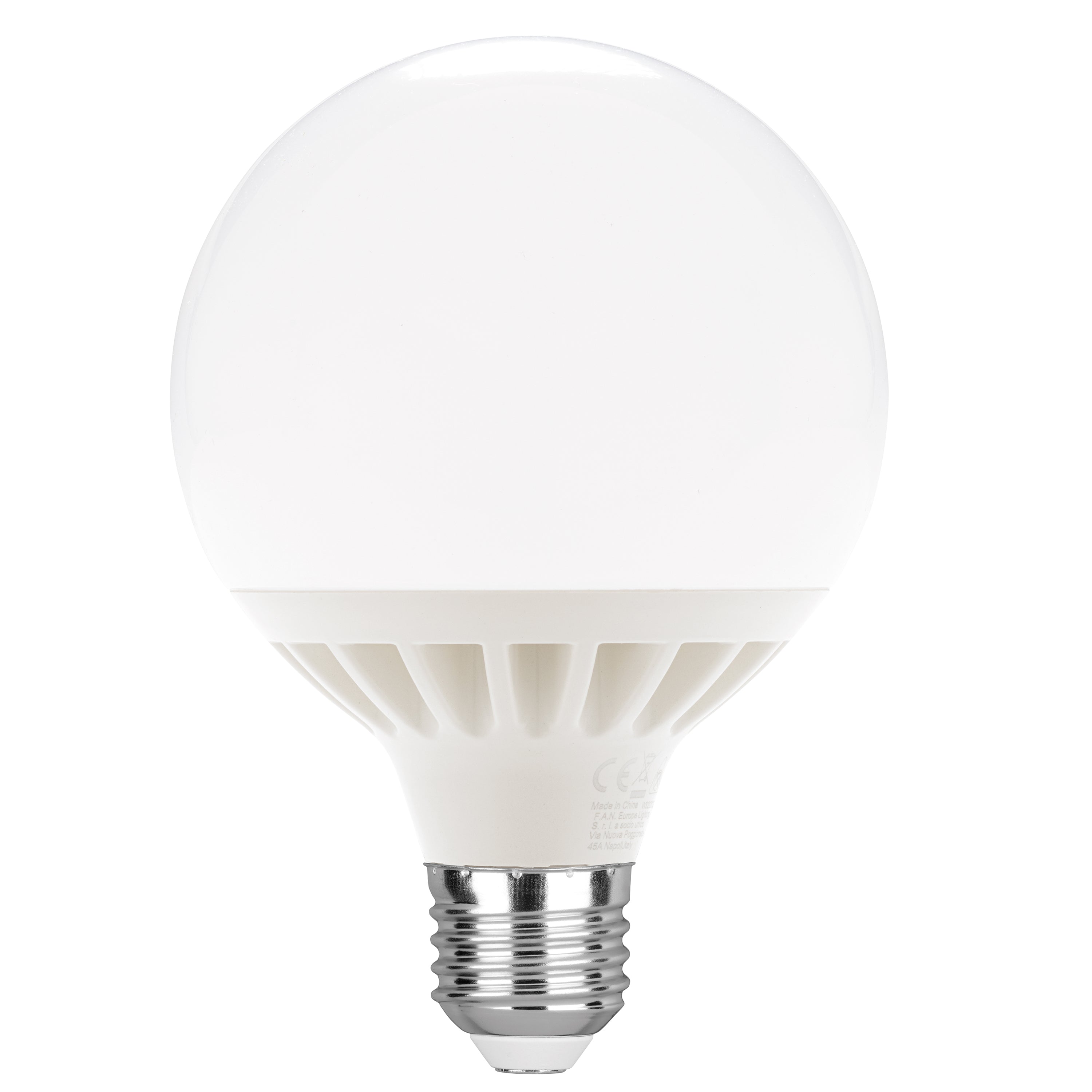 Lampada led a globo E27 18W con luce bianca calda o fredda