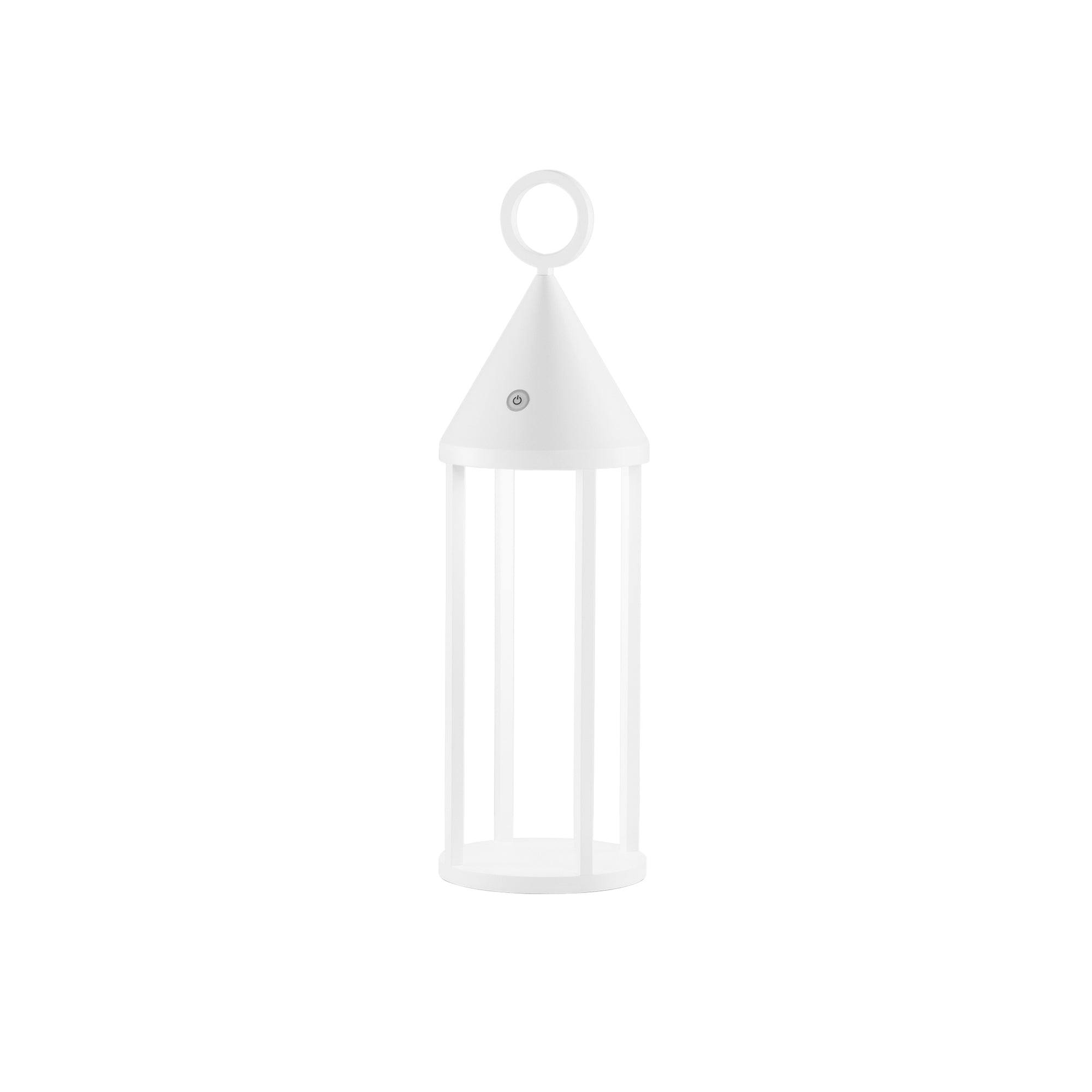 Linterna LED OBERON de metal gofrado y luz cálida regulable 