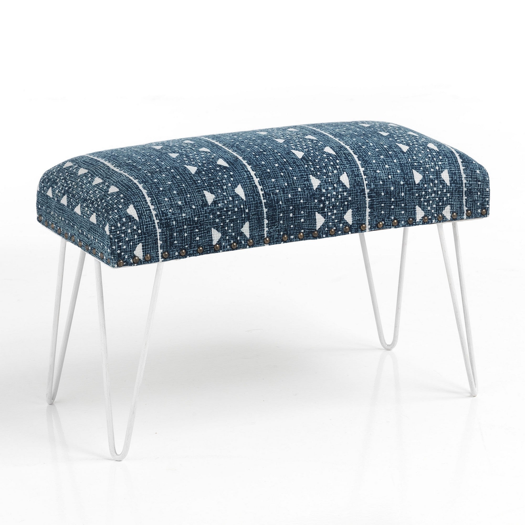 BLUESKY bench with cotton upholstery