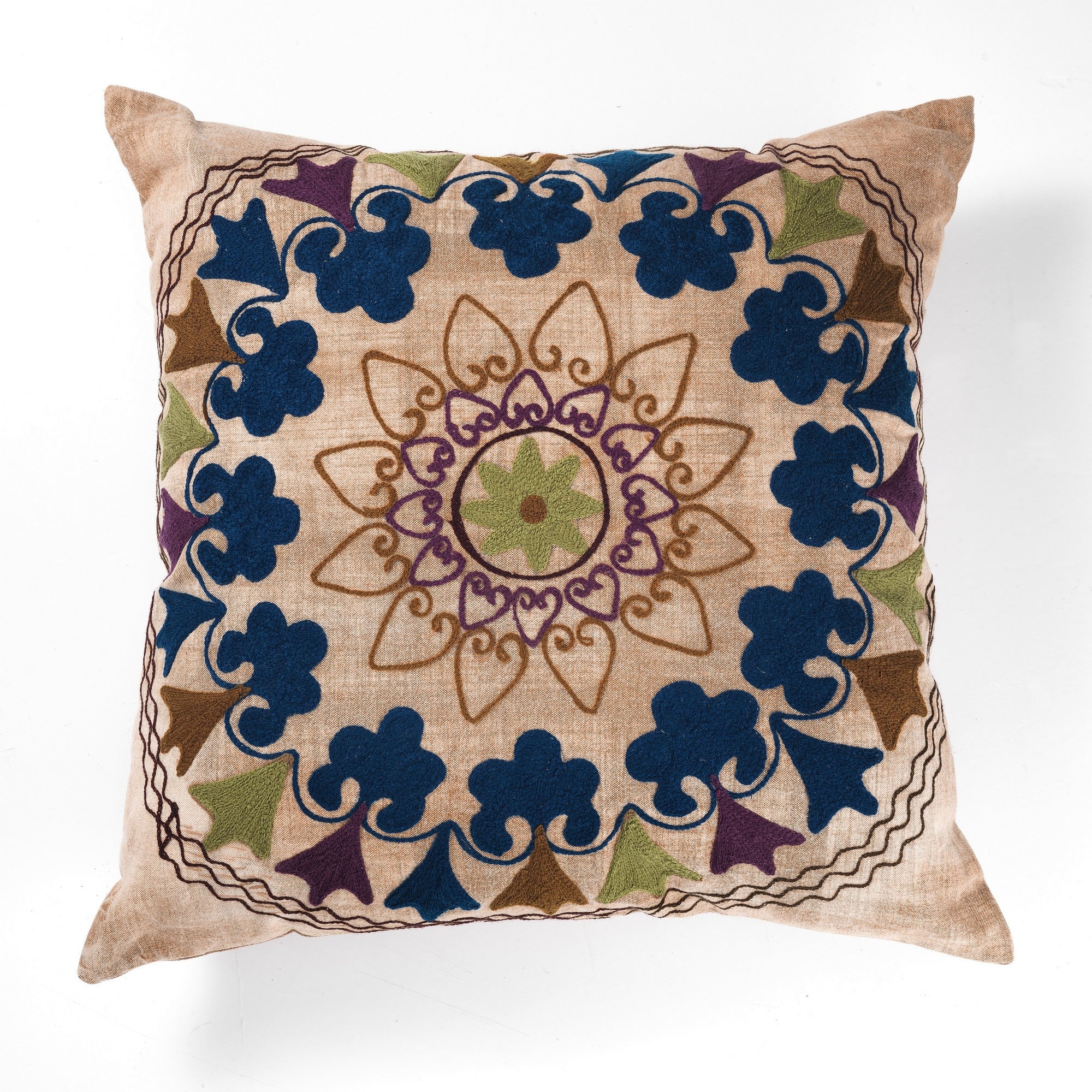 Coussin MANDALA avec housse en coton