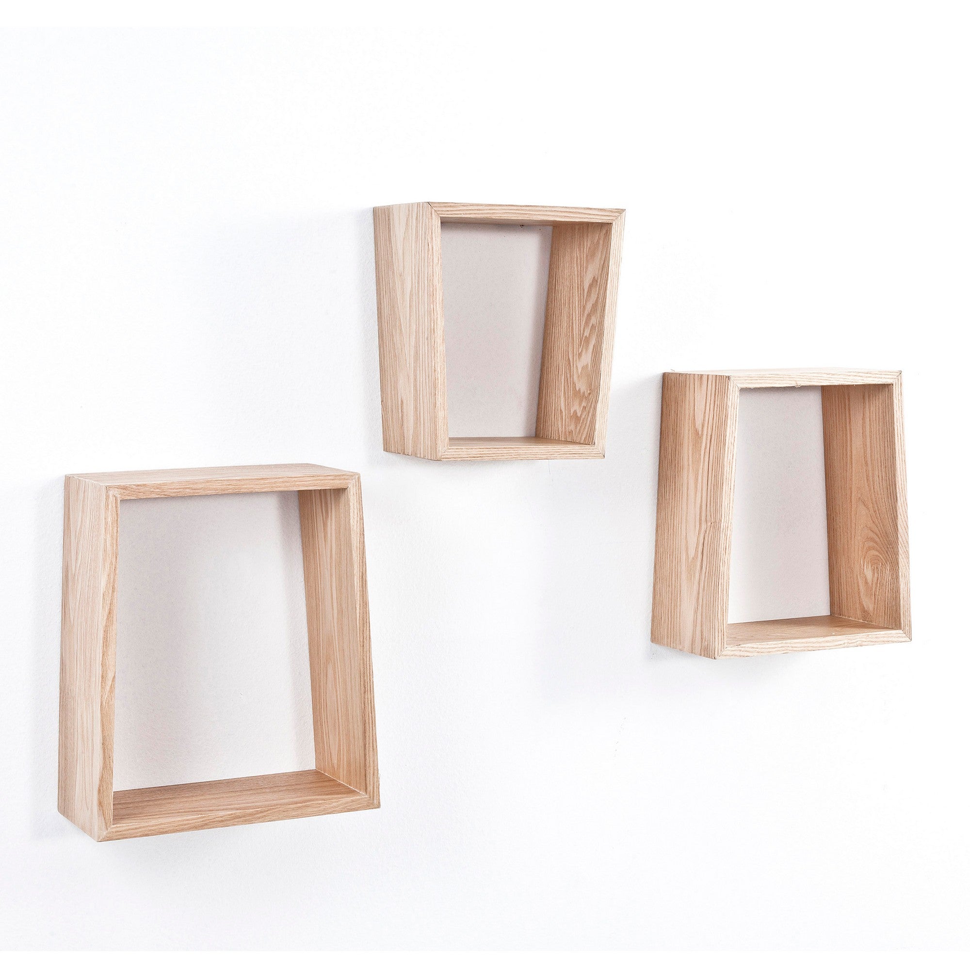 Set of 3 GEOMIX MDF shelves