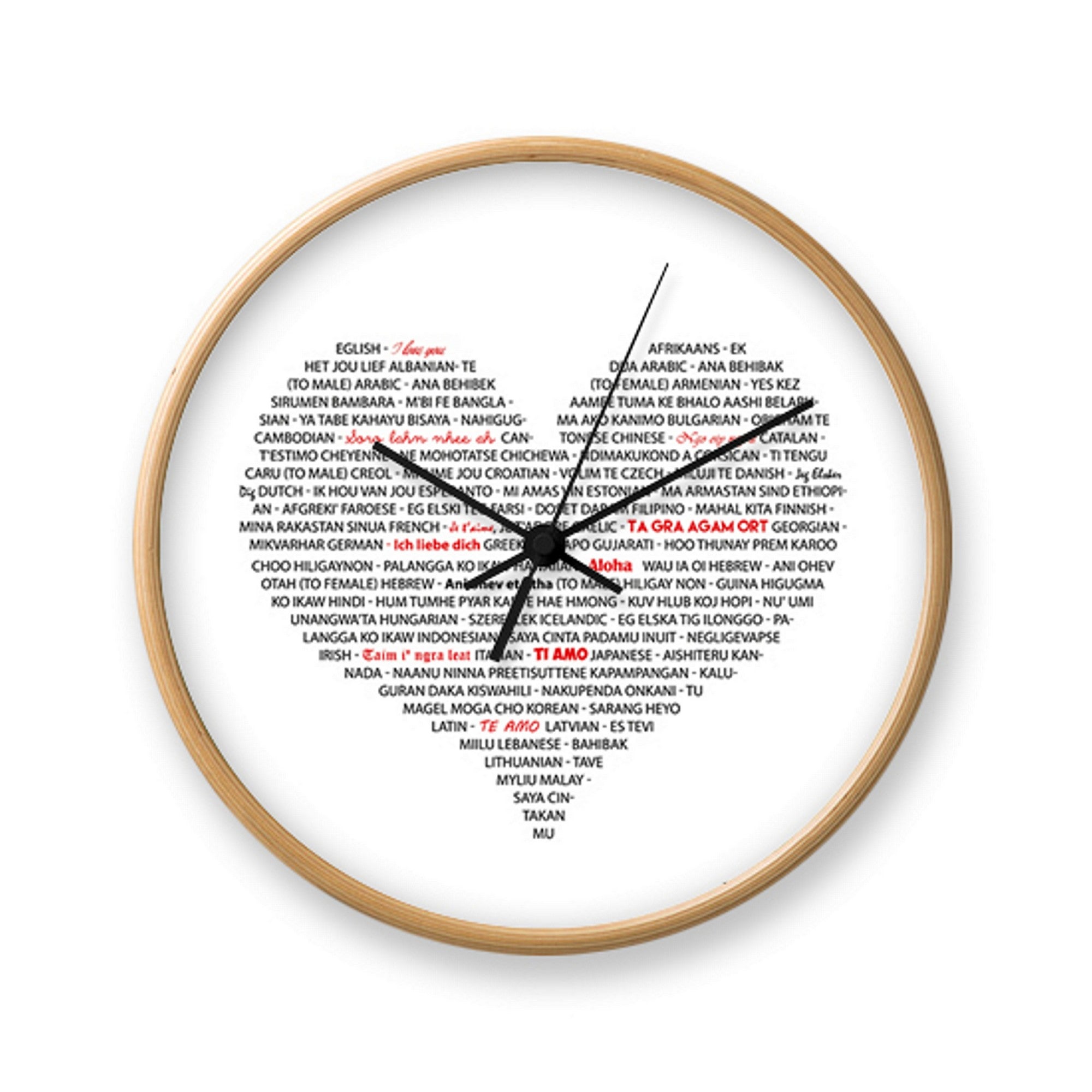 HEART Wall Clock