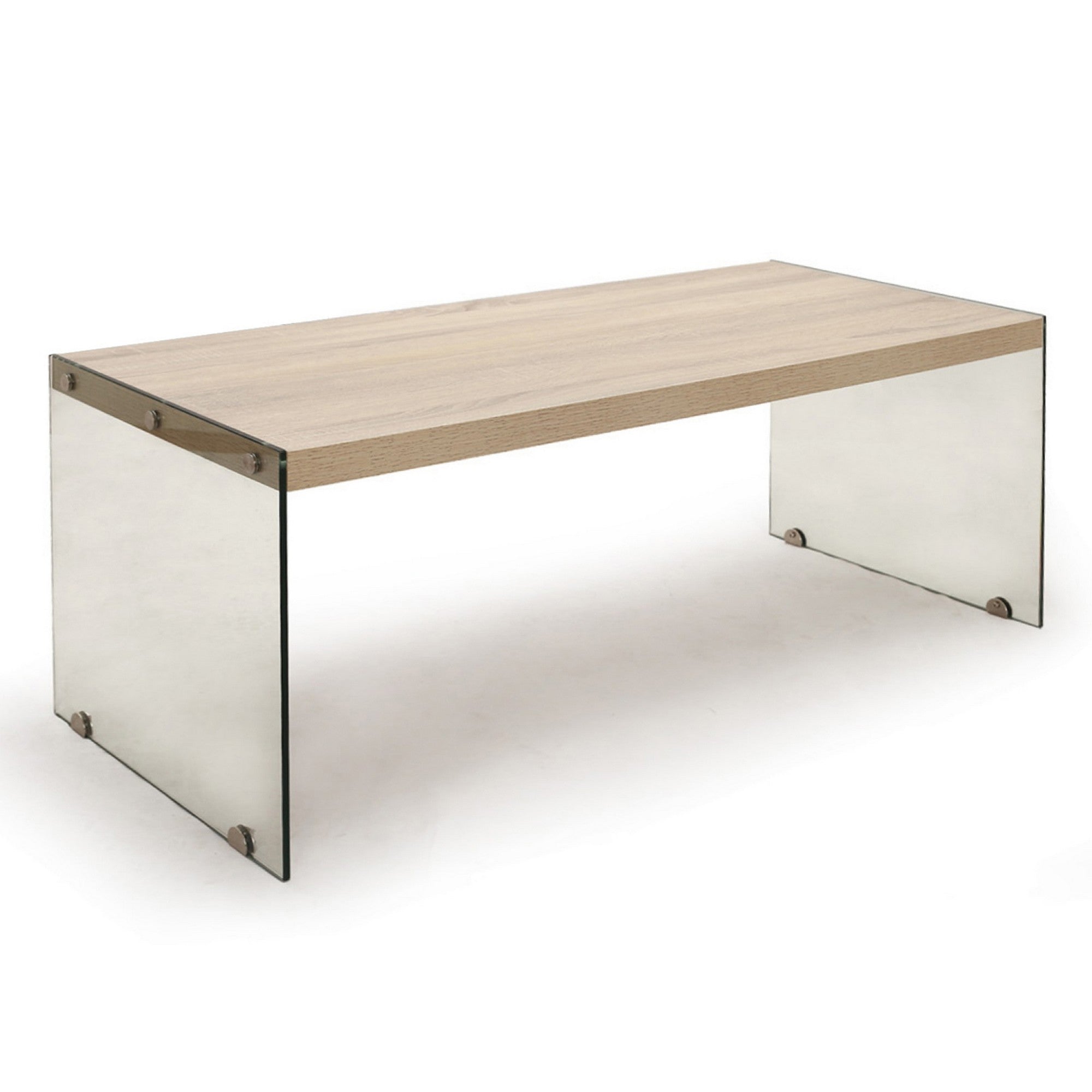 MOLLY coffee table with oak finish