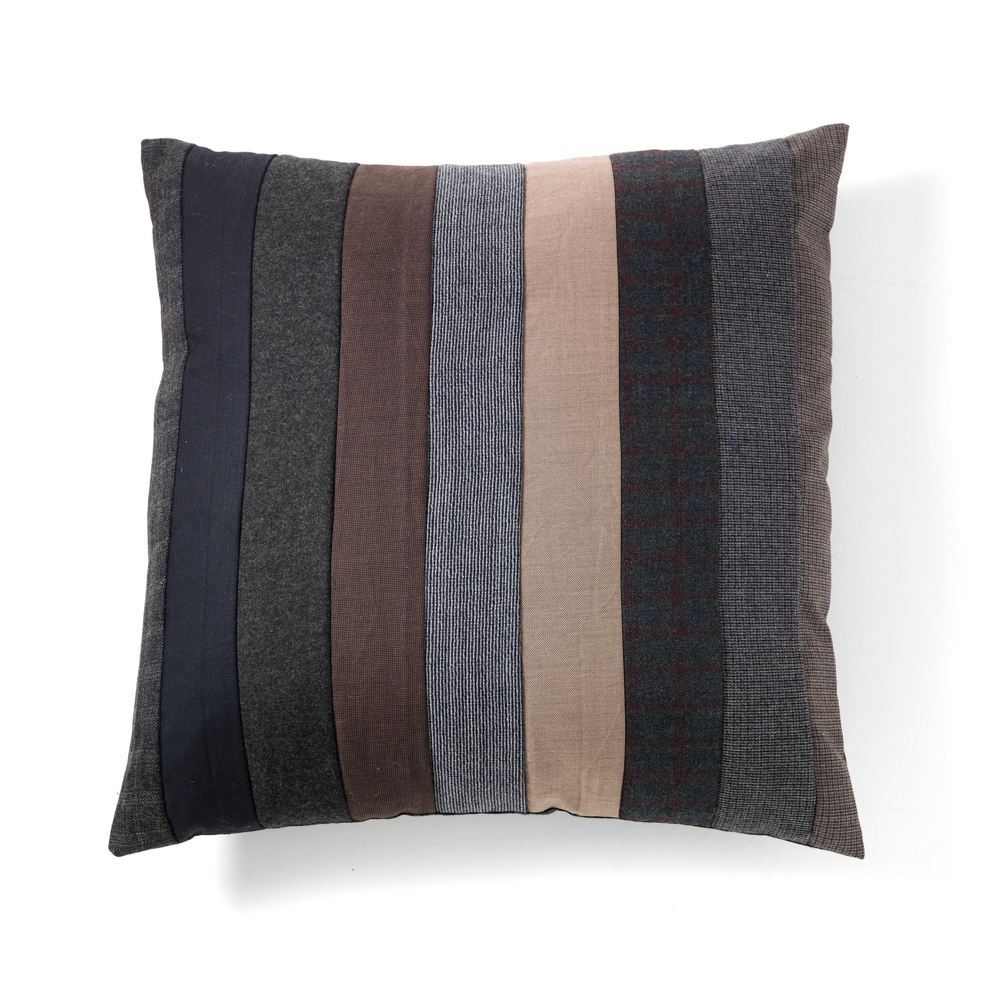 MALVA cushion in wool effect fabric