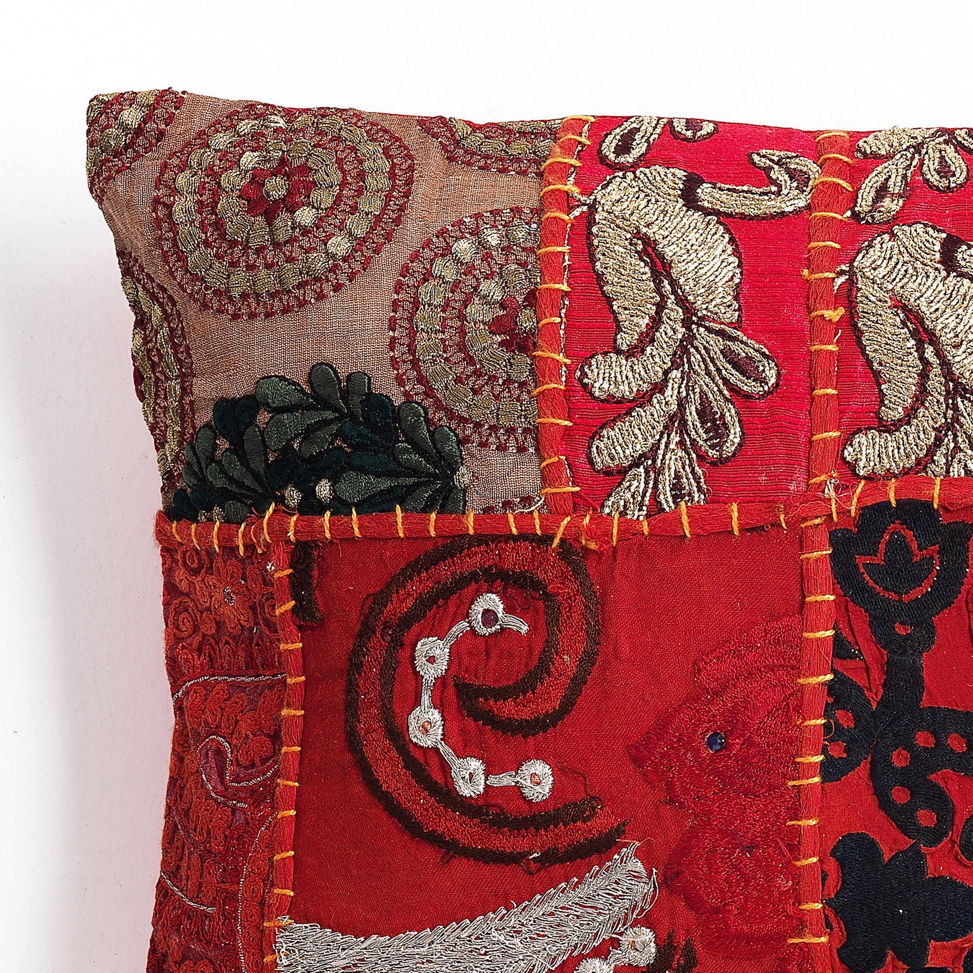 ALEGRIA rectangular cushion with kilim cotton cover