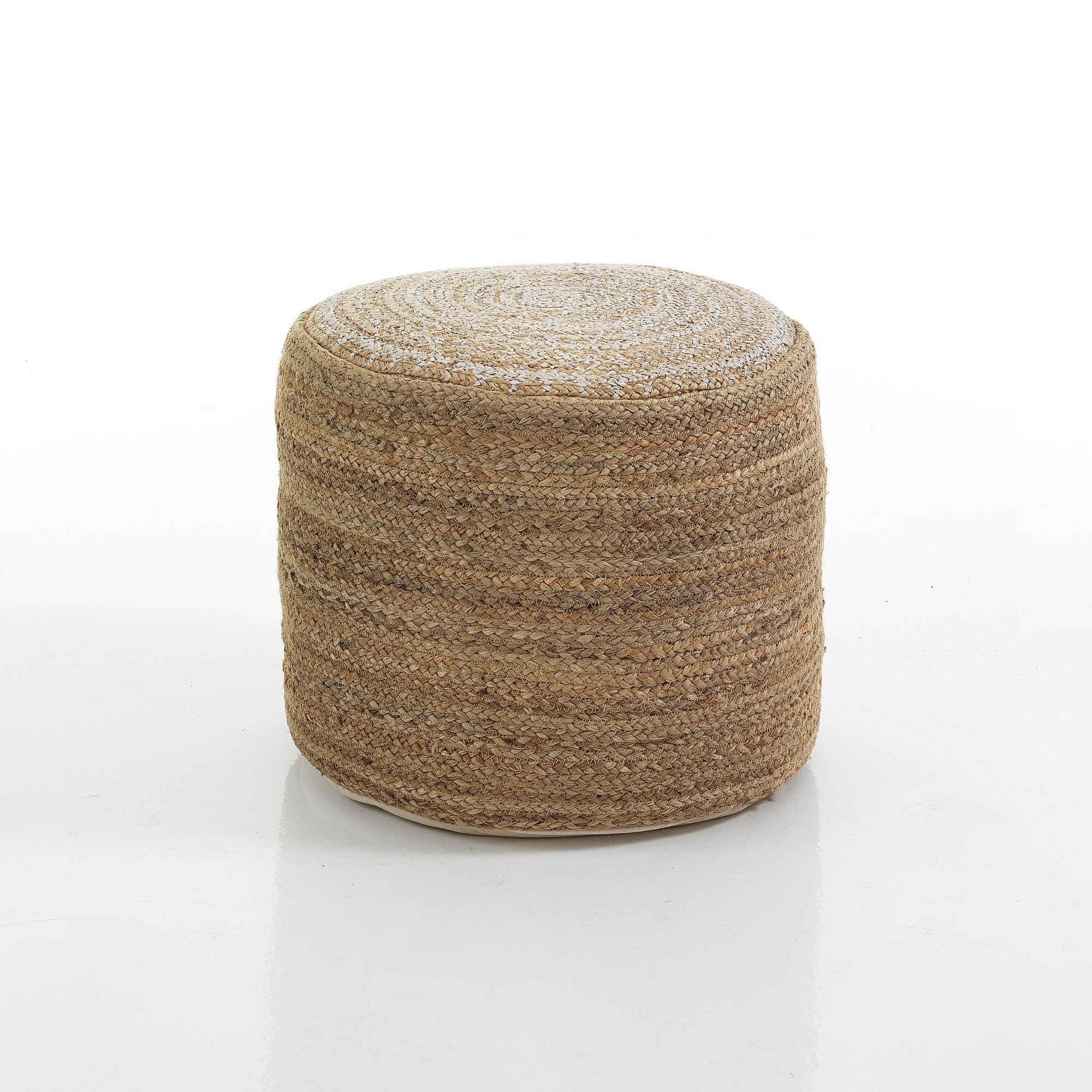 COCCO pouf in woven jute