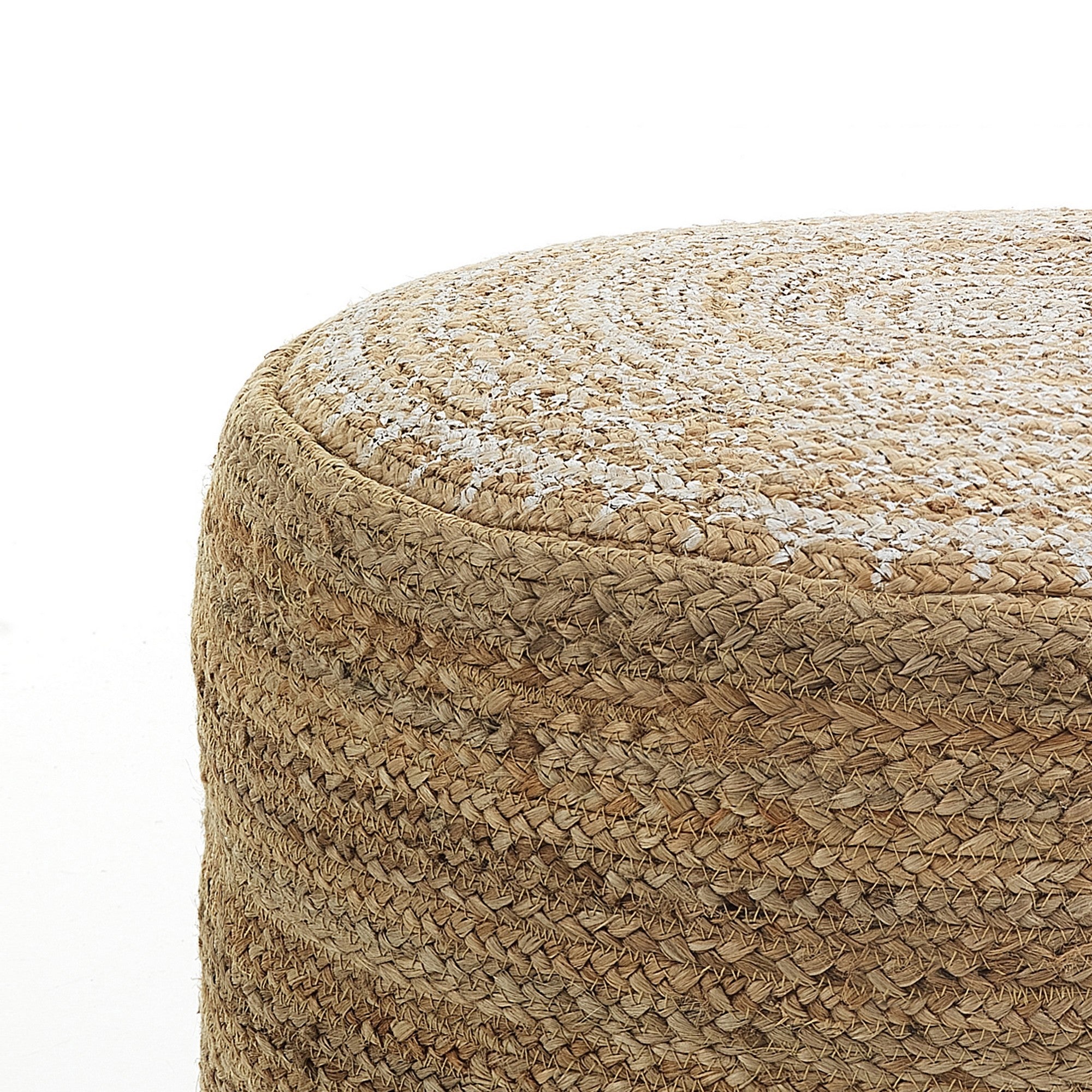 COCCO pouf in woven jute