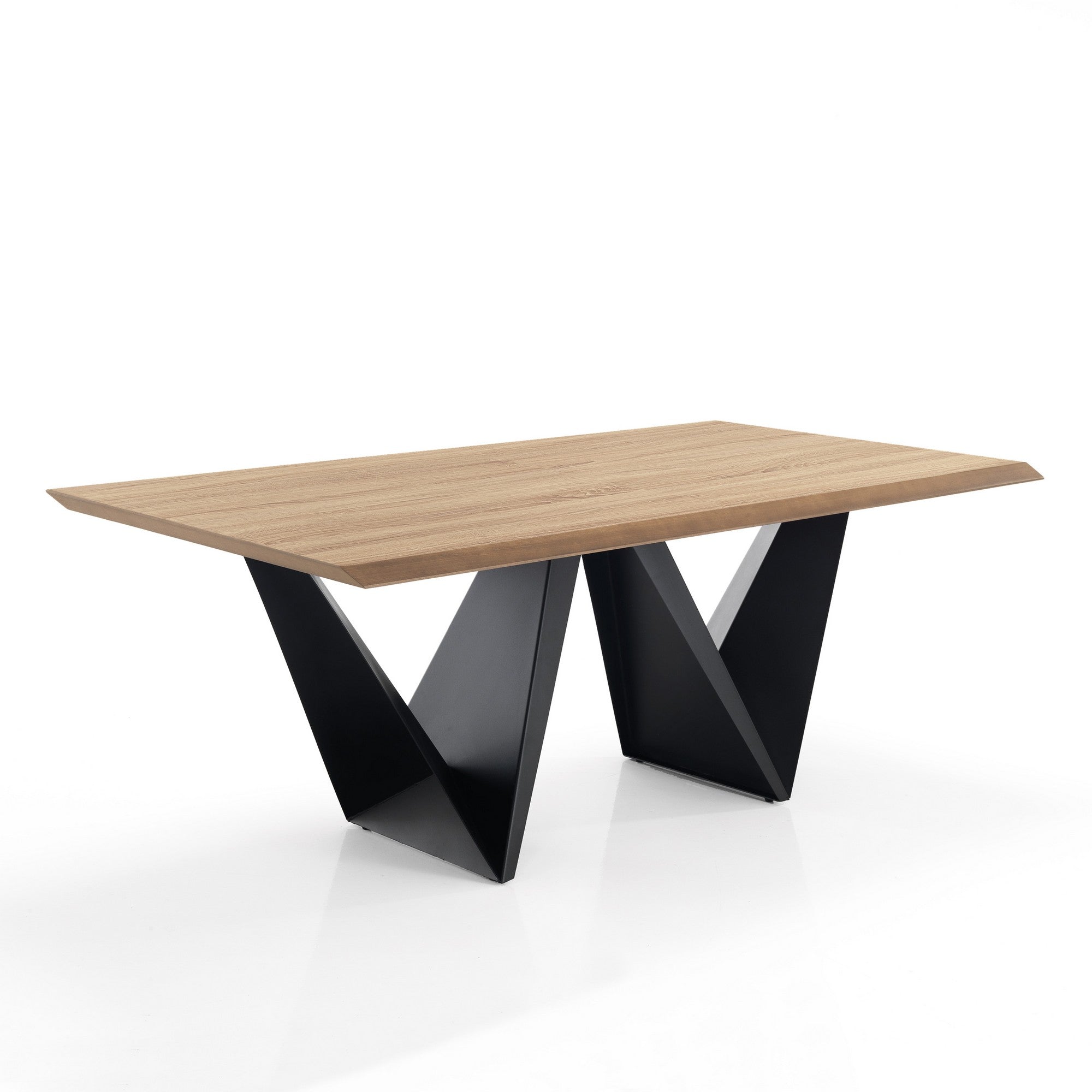 DOBLE table in metal and MDF