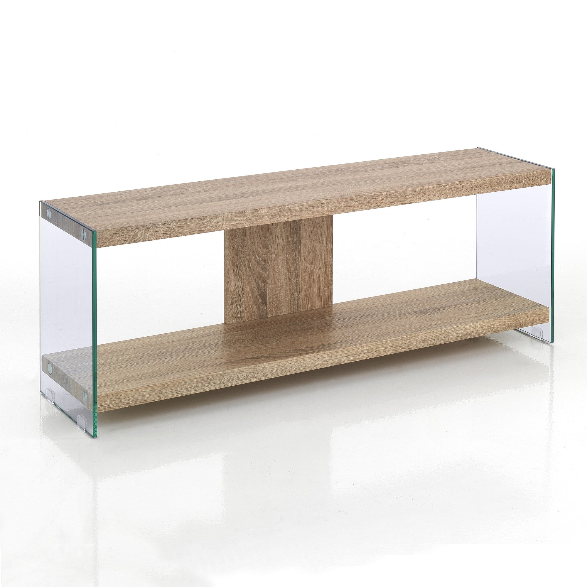 LIVERPOOL TV stand with oak finish