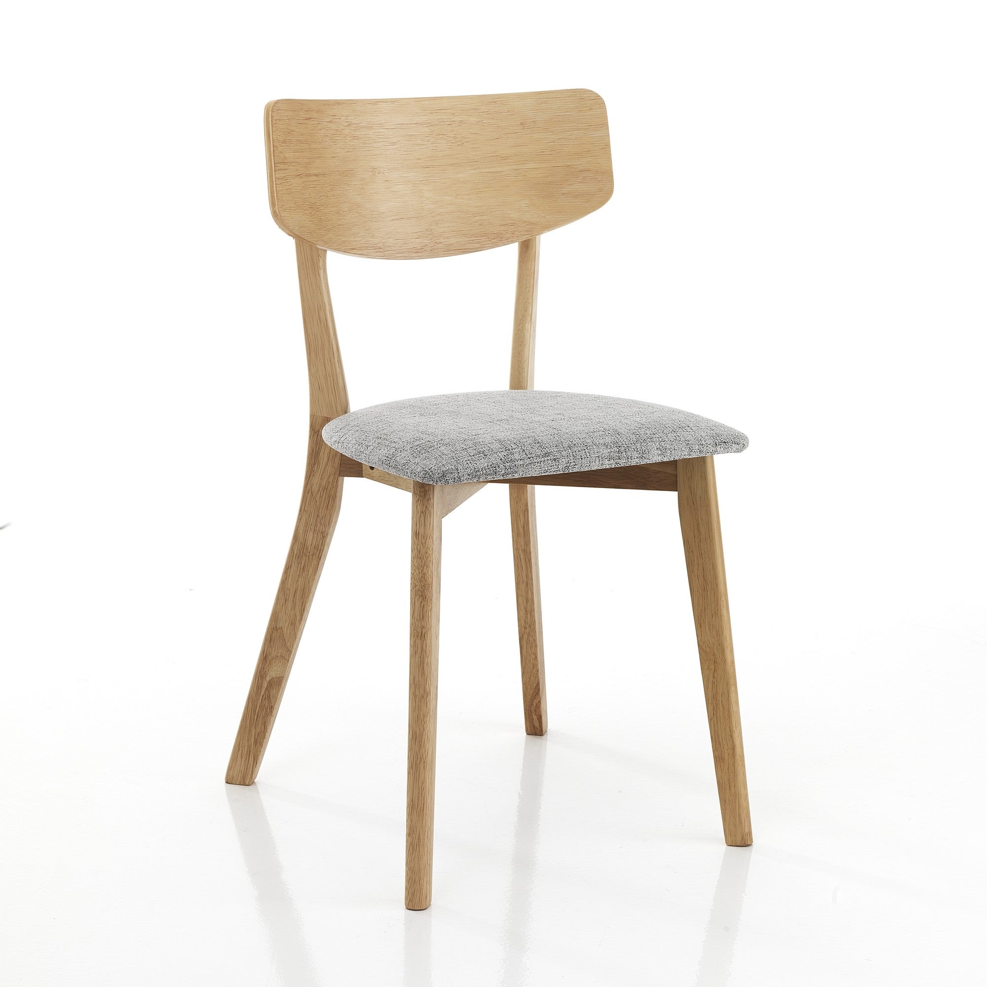 Set of 2 ALDI chairs in wood and fabric