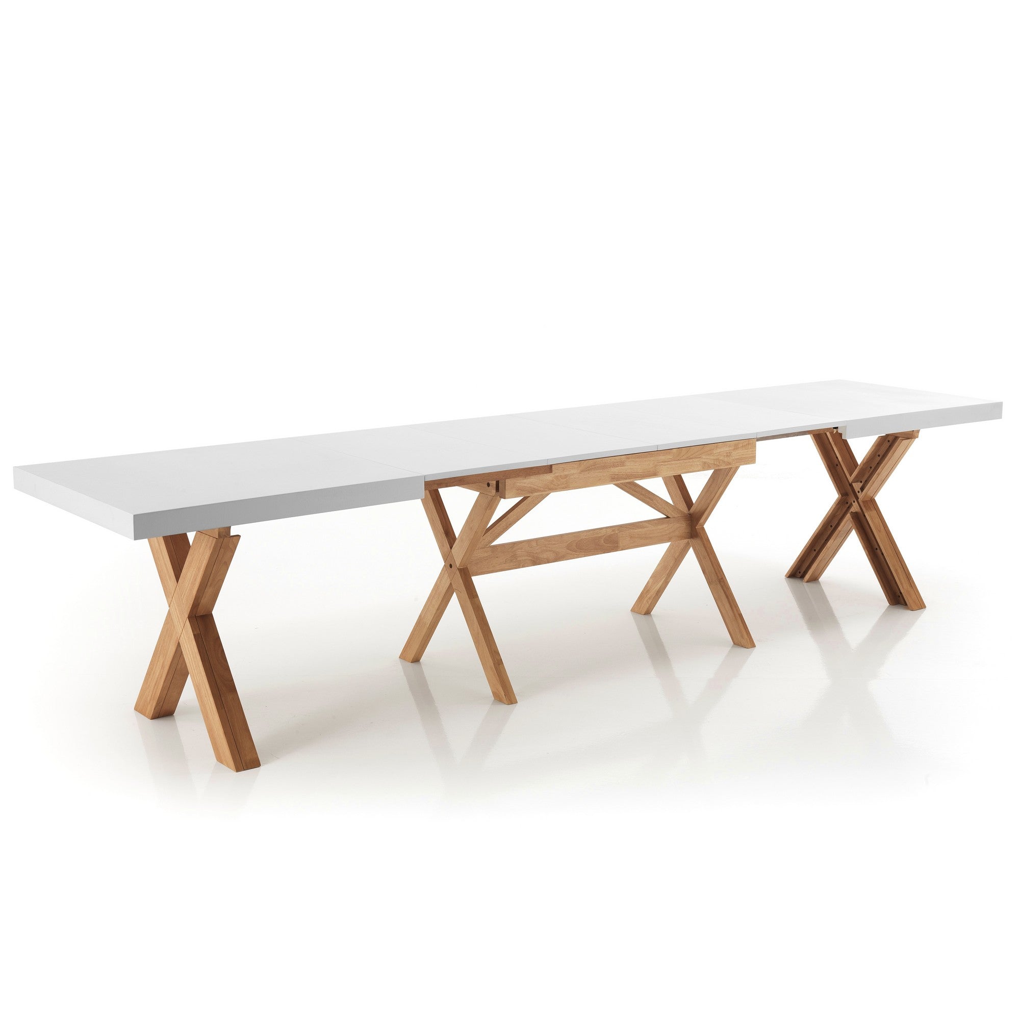 EXTENSO extendable table in solid wood