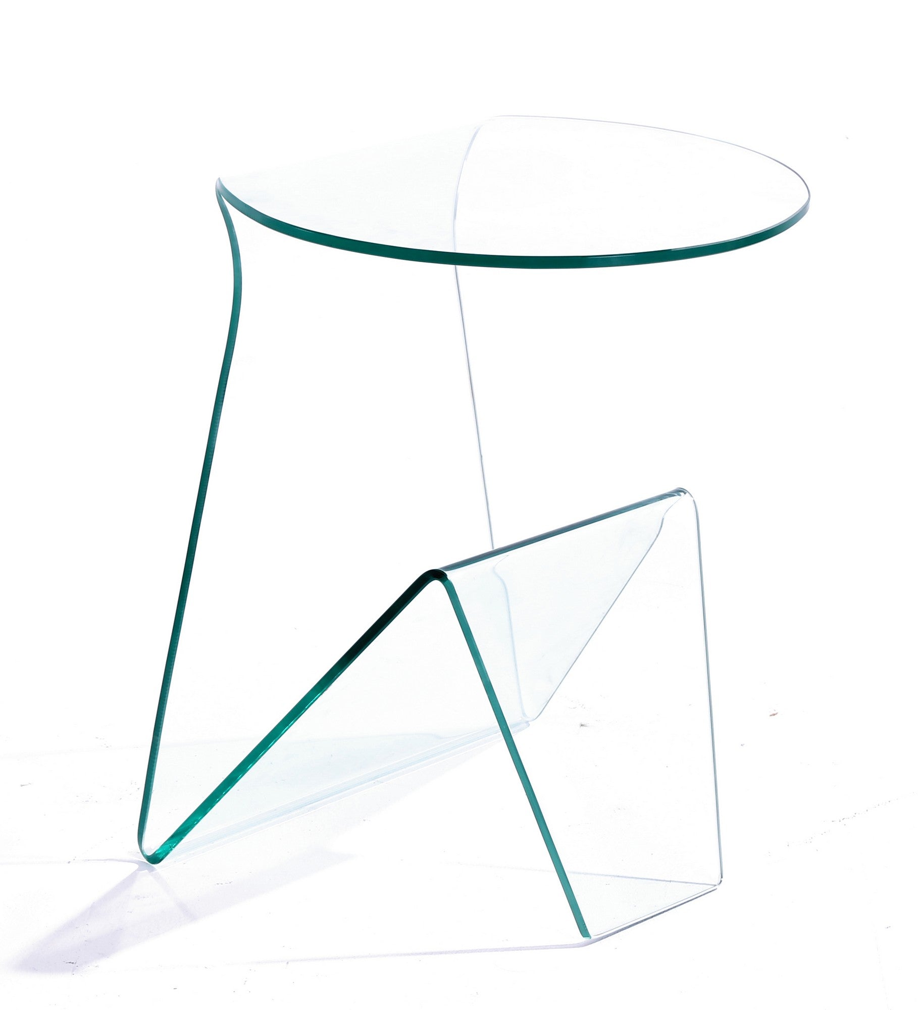 SIT coffee table in curved glass