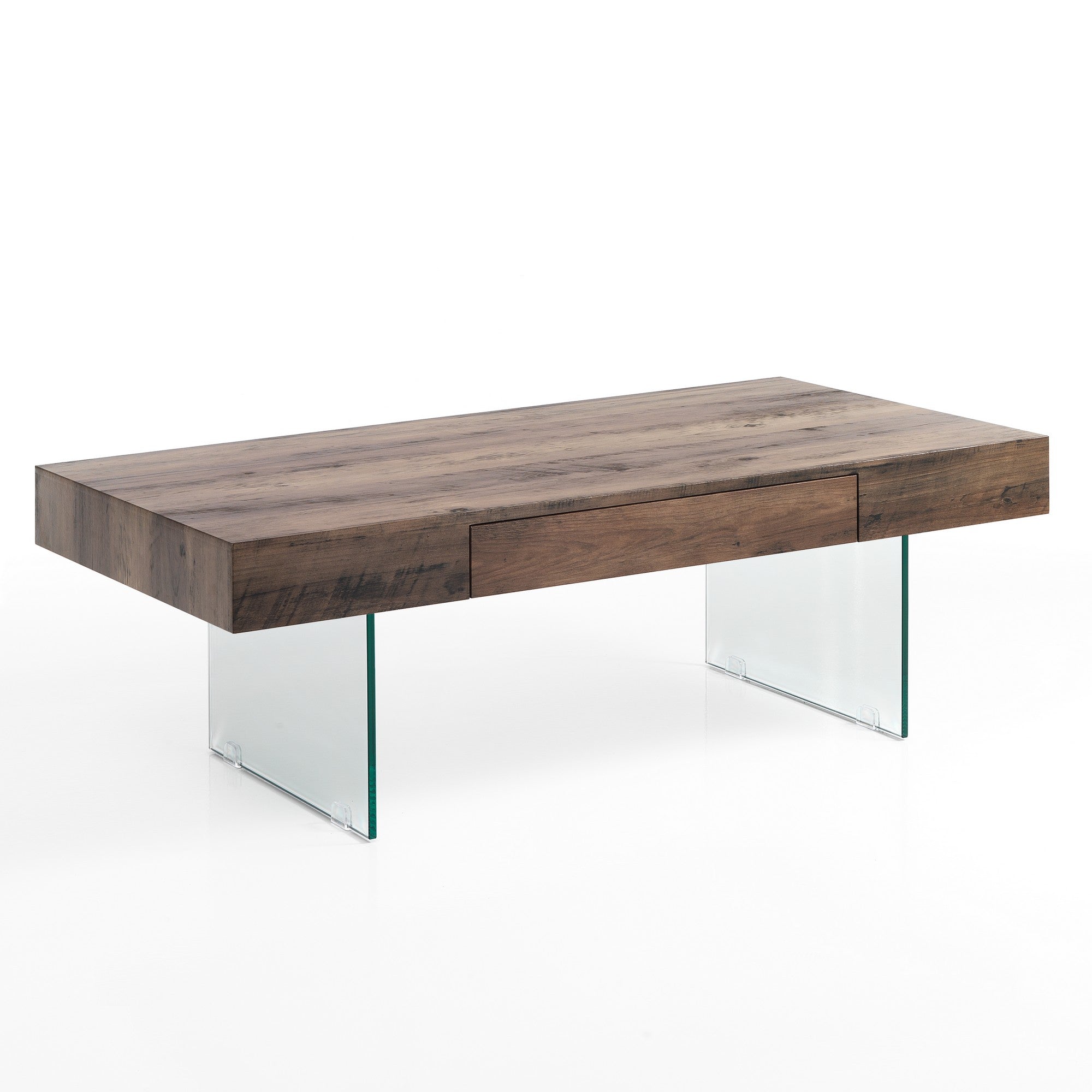 STARRING coffee table in glass and MDF