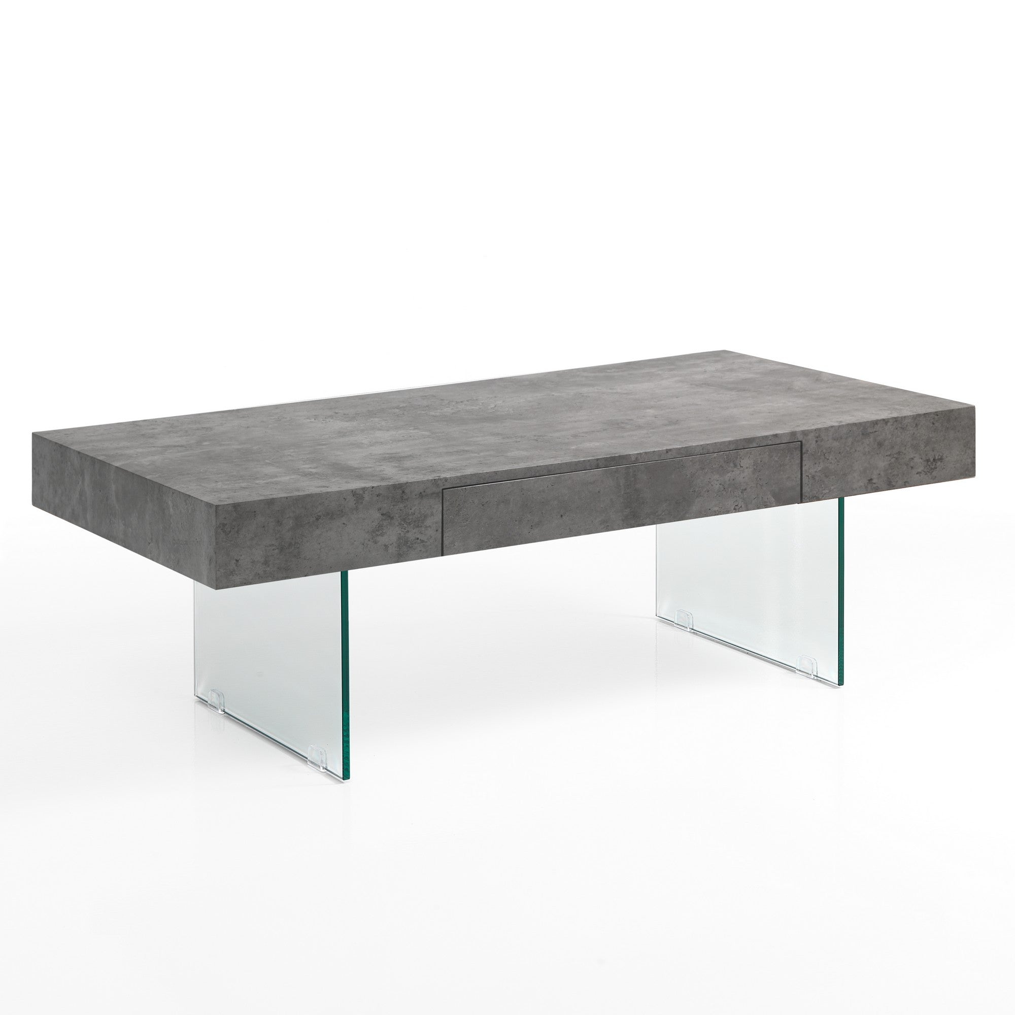 STARRING coffee table in glass and MDF