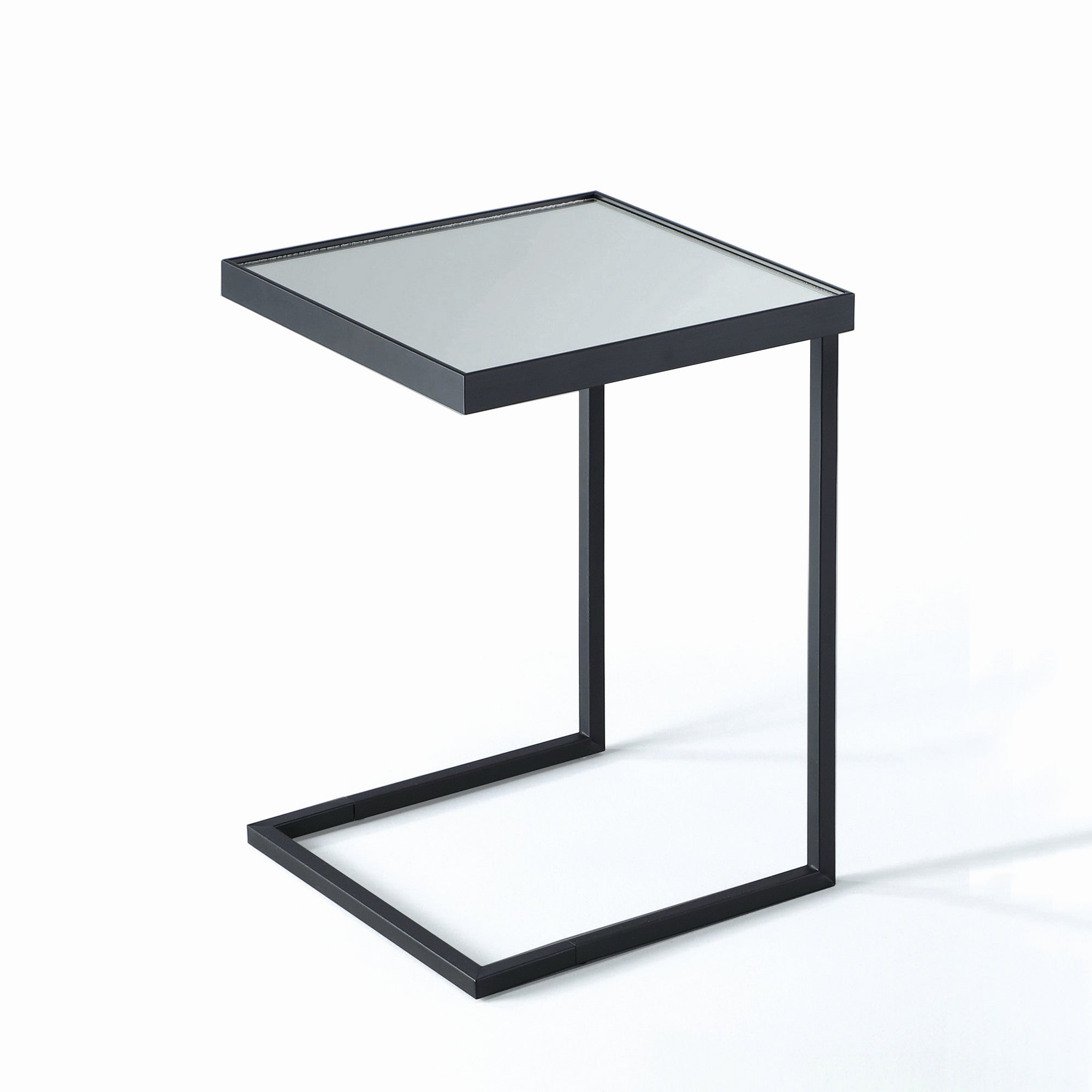 Table basse TUBBY en verre et acier