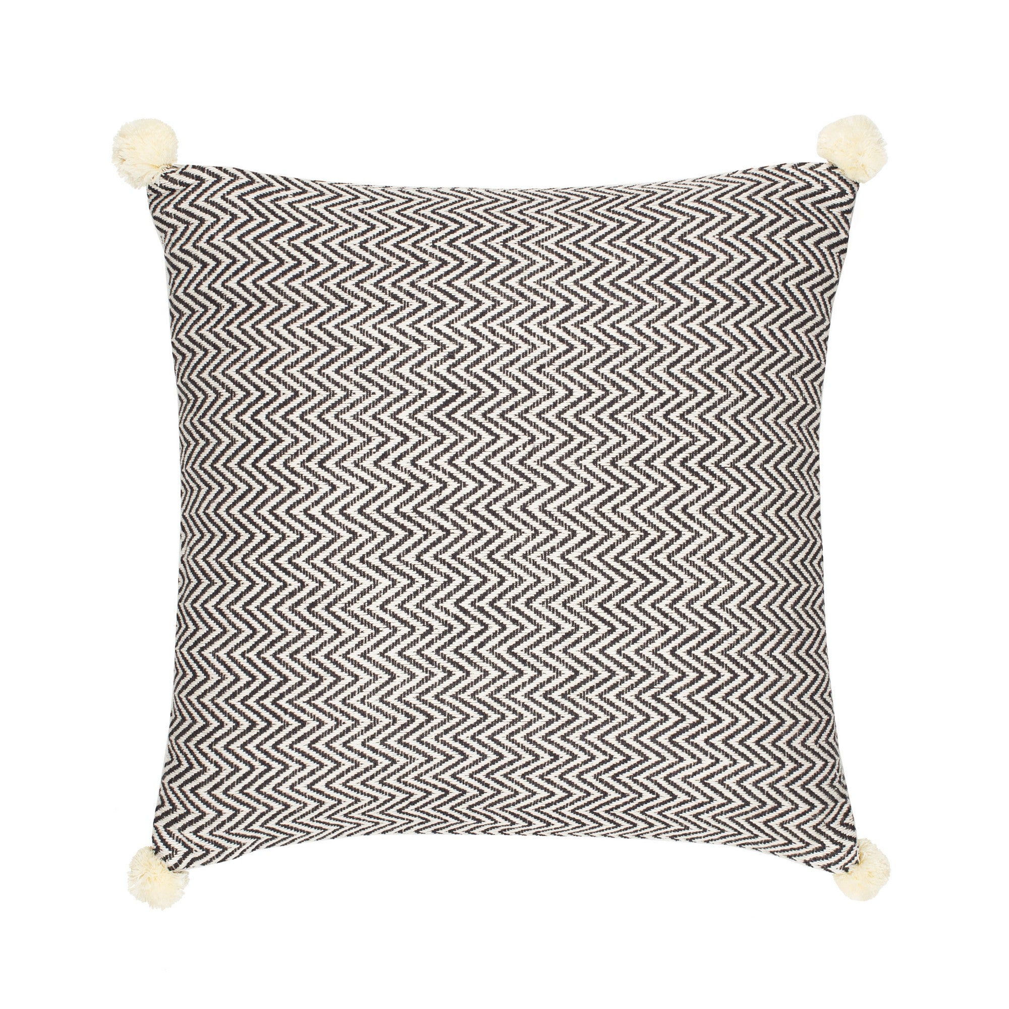 Coussin ZIG en coton et polyester