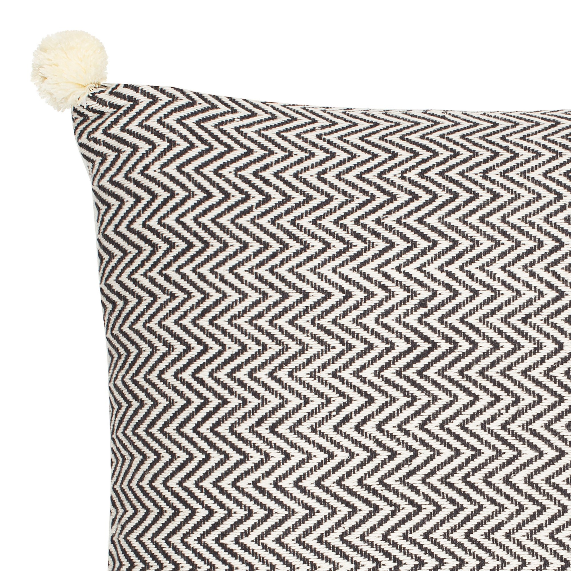 Coussin ZIG en coton et polyester