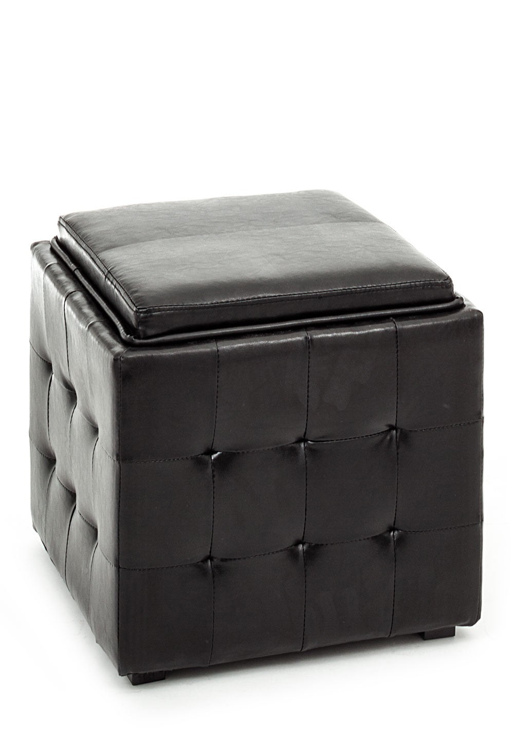 Pouf PRESTIGE poggiapiedi con vano contenitore