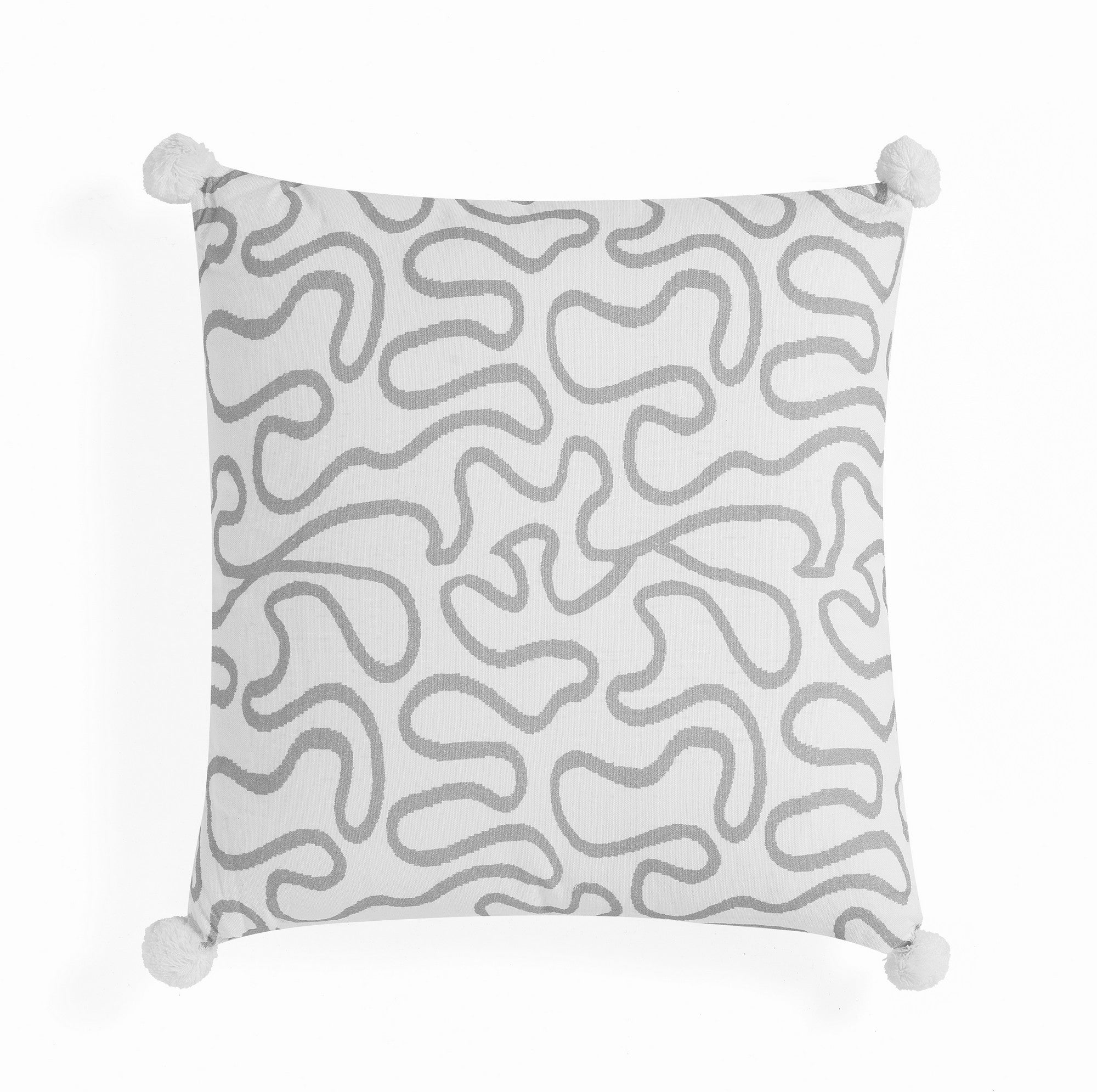 Coussin DOODLE en coton et polyester