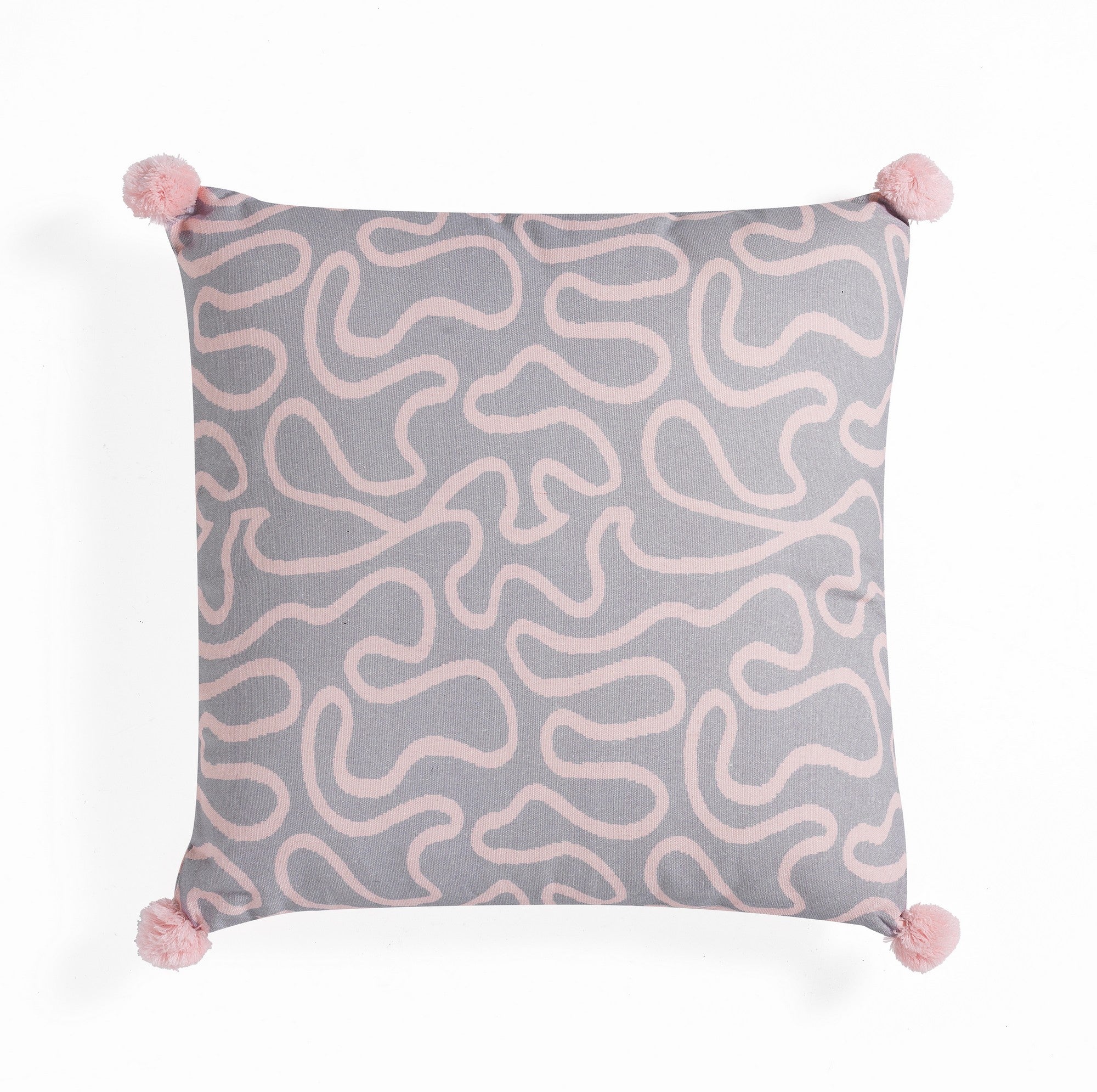 Coussin DOODLE en coton et polyester