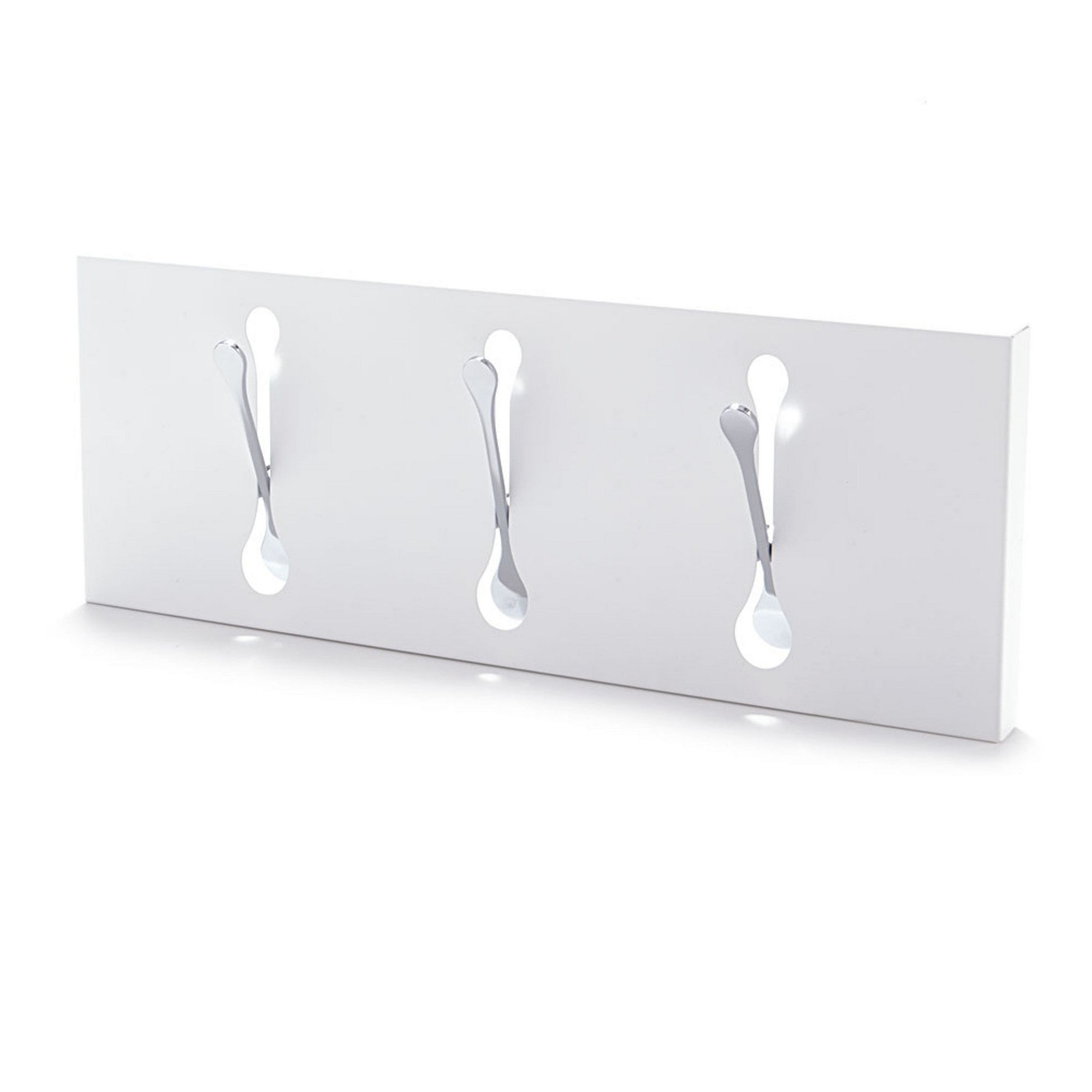 VIRELLA three hook wall coat rack