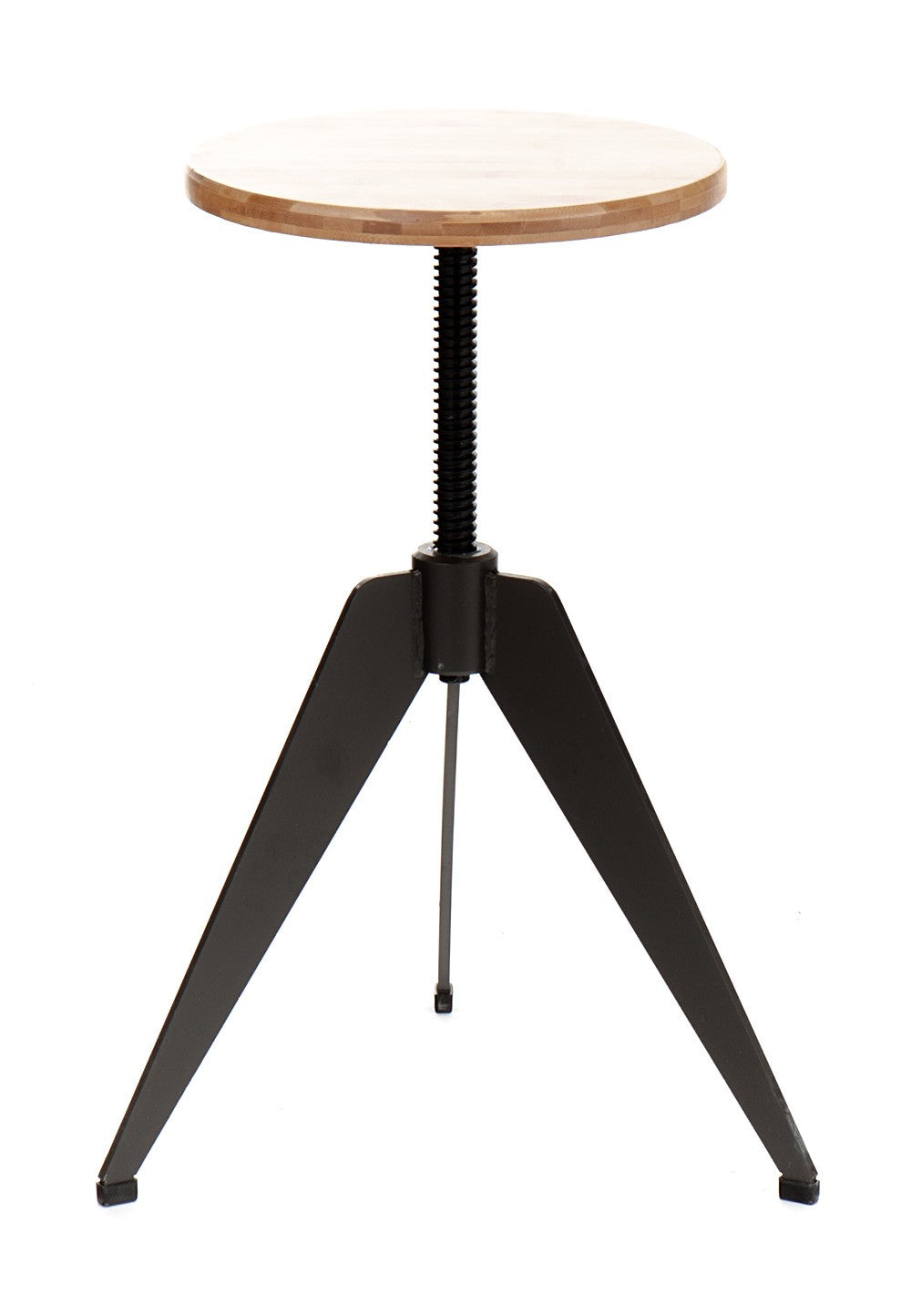 Tabouret LORENZO en bois et métal