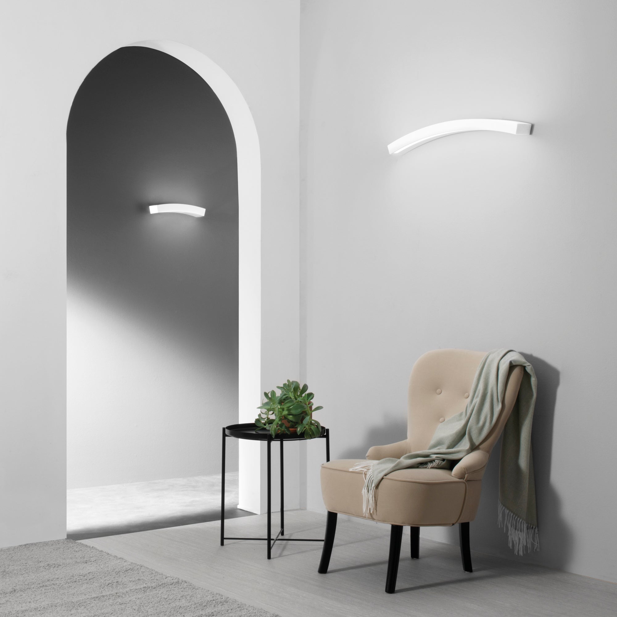 Applique LED ALOHA con interruttore CCT per il cambio temperatura colore da luce calda, naturale o fredda - FT-FeelThe