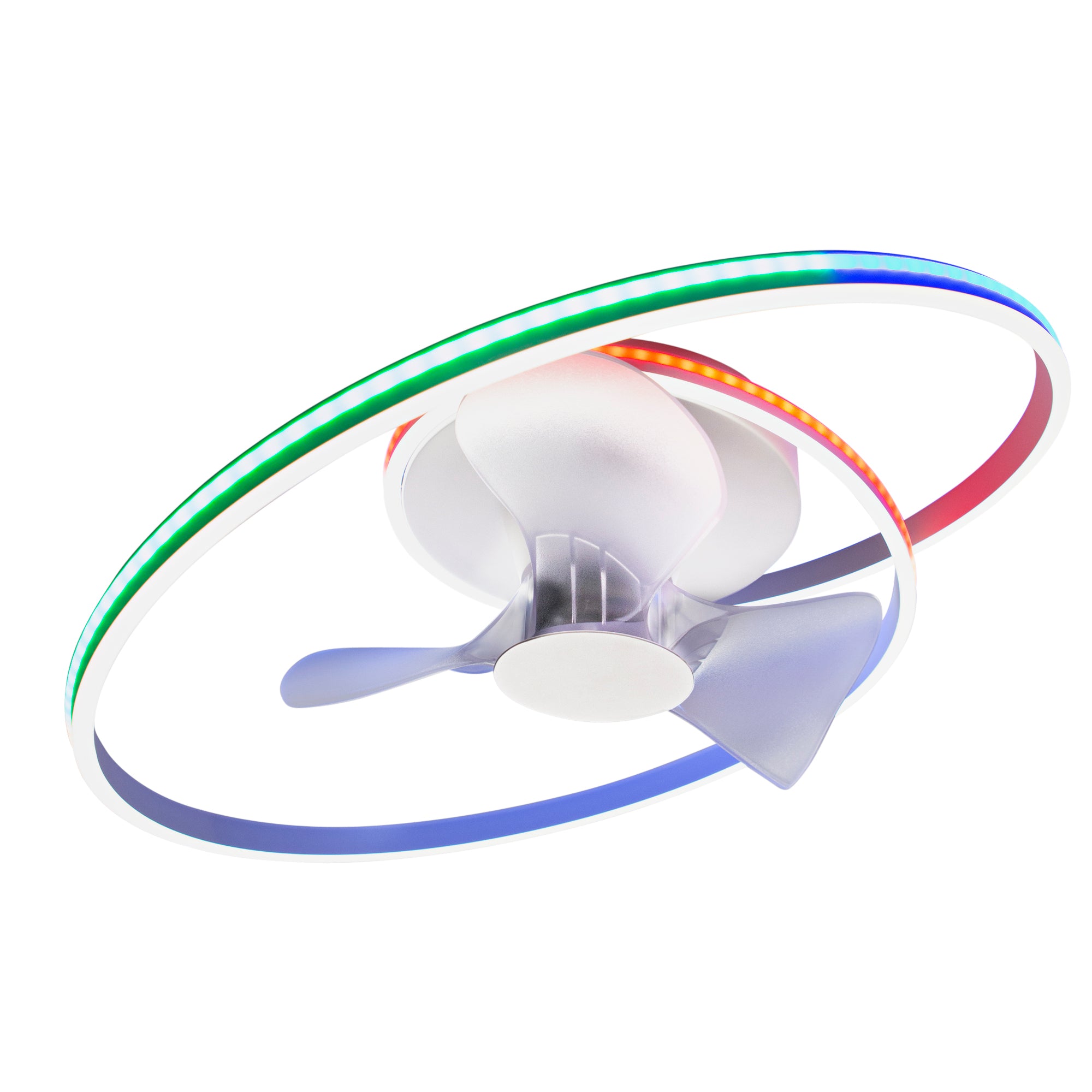 Plafoniera LED AUSTER con Ventilatore 65W Rainbow+ CCT Bianco - FT-FeelThe