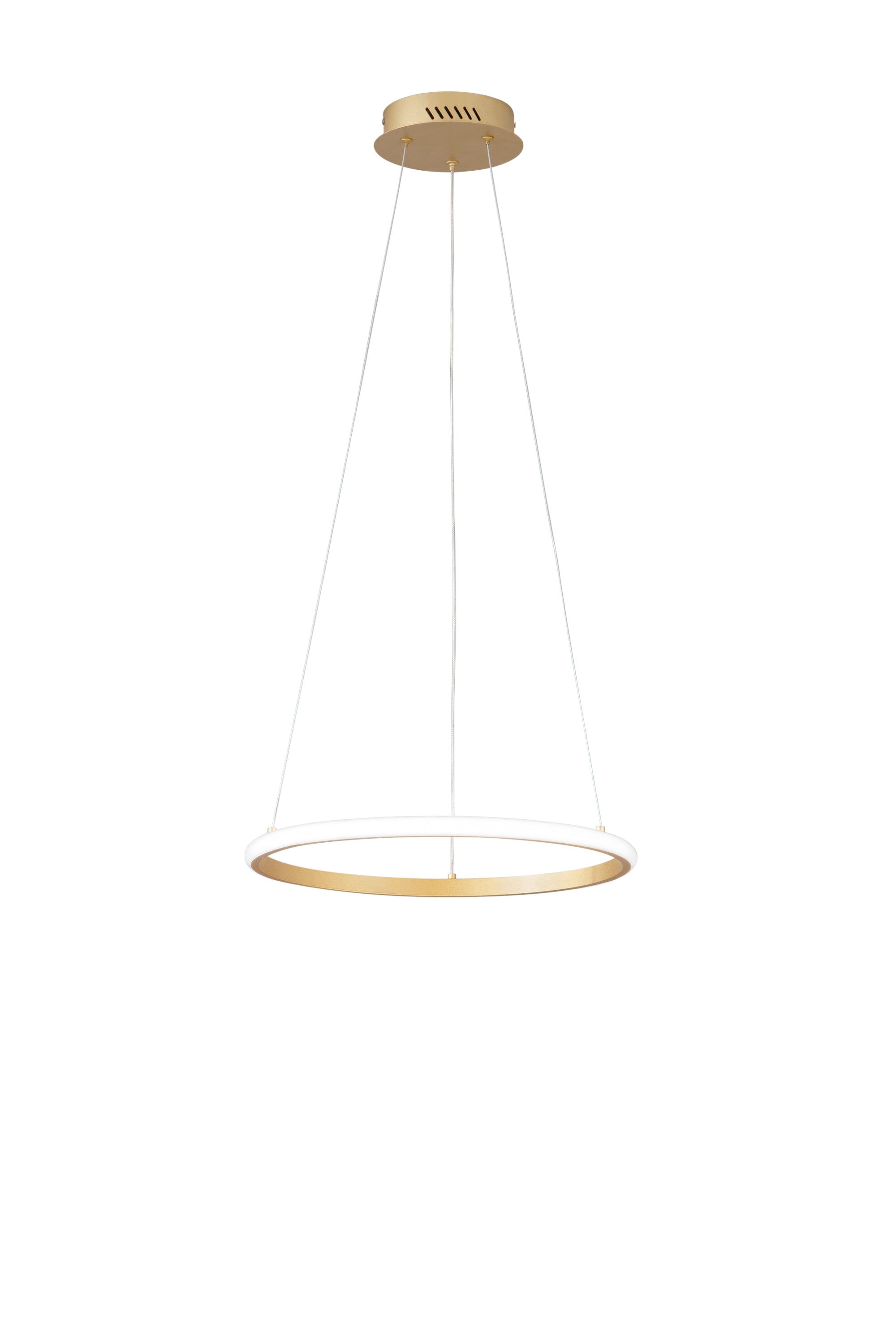 Sospensione LED Axis con elementi circolari a scelta e cavo regolabile