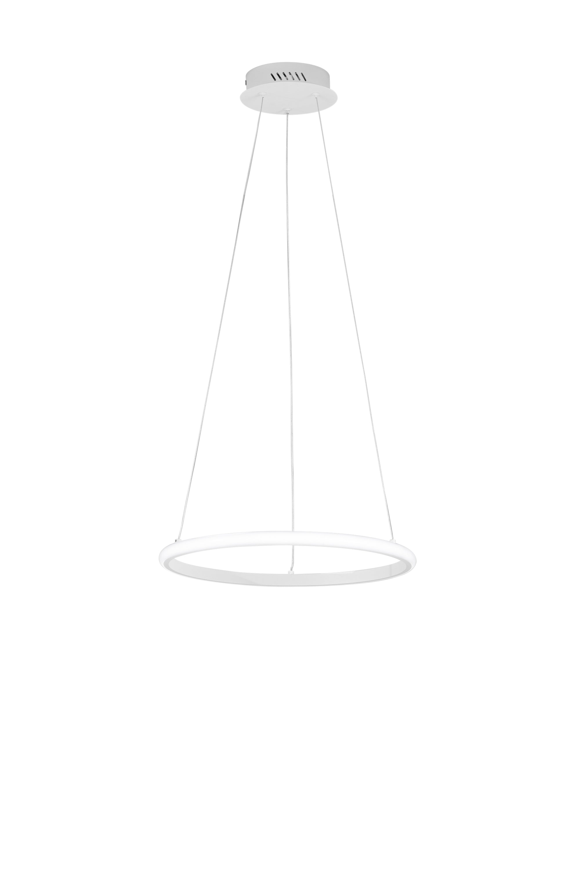 Sospensione LED Axis con elementi circolari a scelta e cavo regolabile