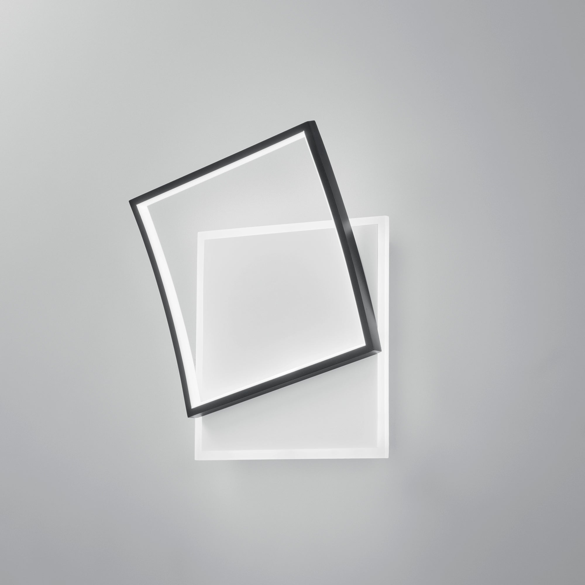 Plafoniera LED AYRTON quadrata, con interruttore CCT per il cambio temperatura colore - FT-FeelThe